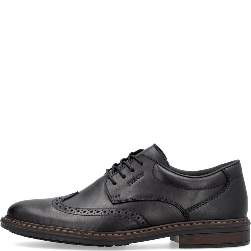 RIEKER Klasikiniai batai vyrams, Ruda, Men's shoes 6