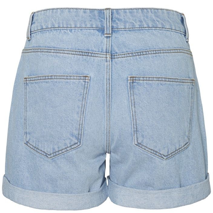 NOISY MAY Šortai moterims, Mėlyna, NMSMILEY NW DEST SHOR 2