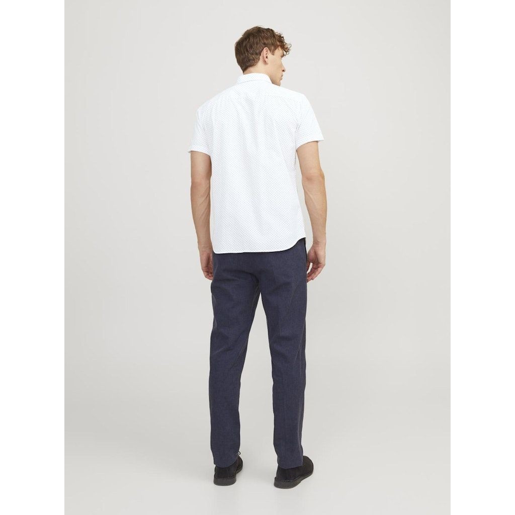 JACK & JONES Marškiniai vyrams, Balta, Jjplain ditsy shirts 3