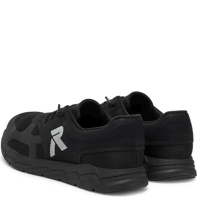 RIEKER Laisvalaikio bateliai vyrams, Juoda, Sneakers 4