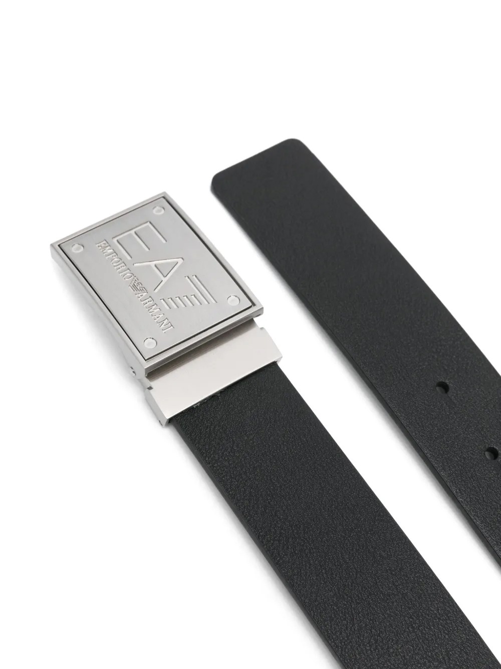 EA7 Diržas vyrams, Juoda, Plate belt 2