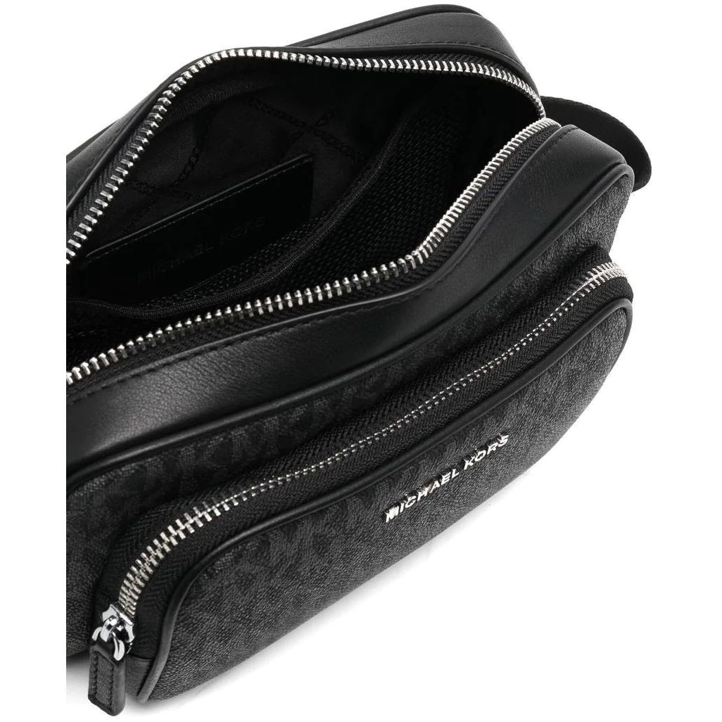 MICHAEL KORS Rankinė per petį vyrams, Juoda, Camera bag pouch 4