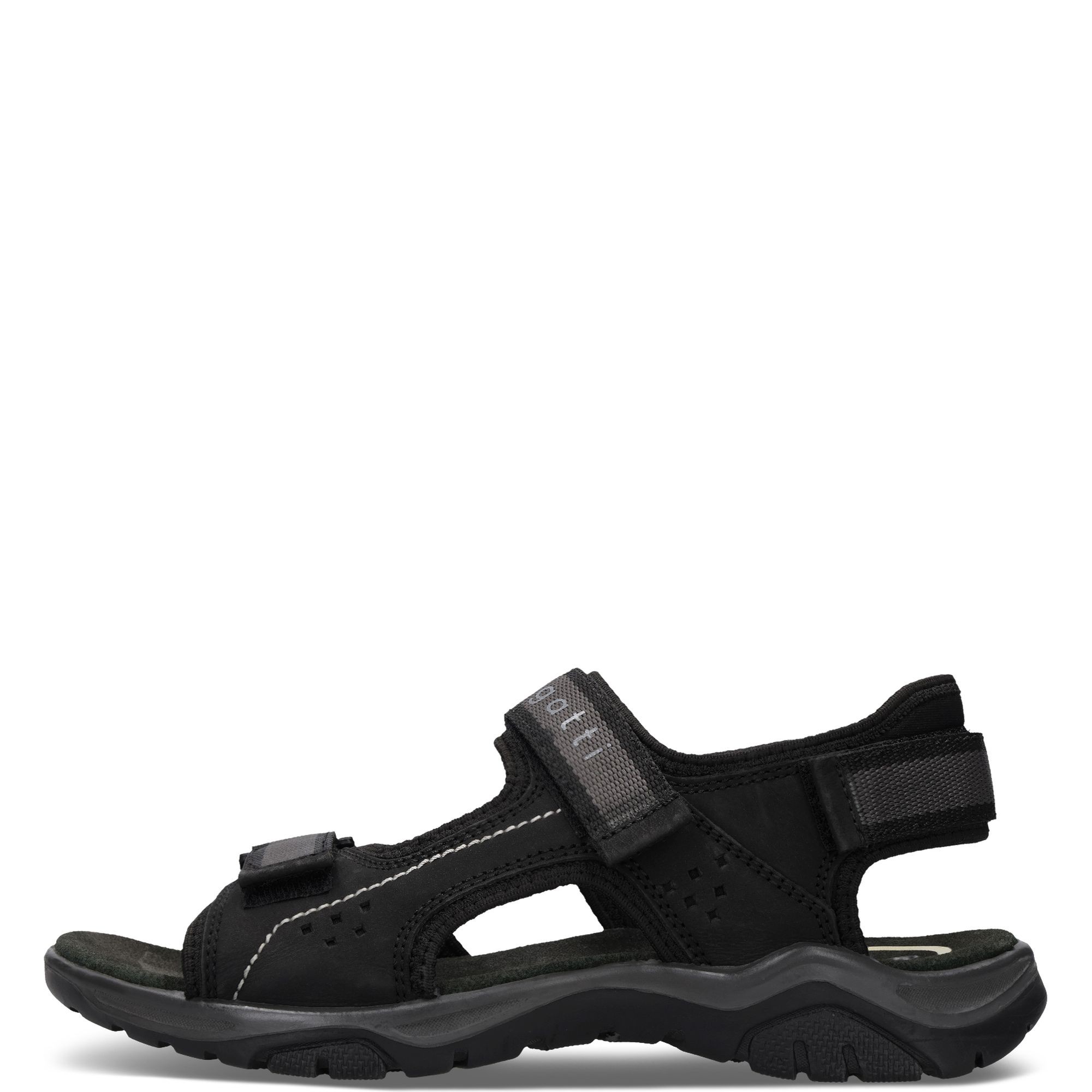 BUGATTI Basutės vyrams, Juoda, Sandals 2