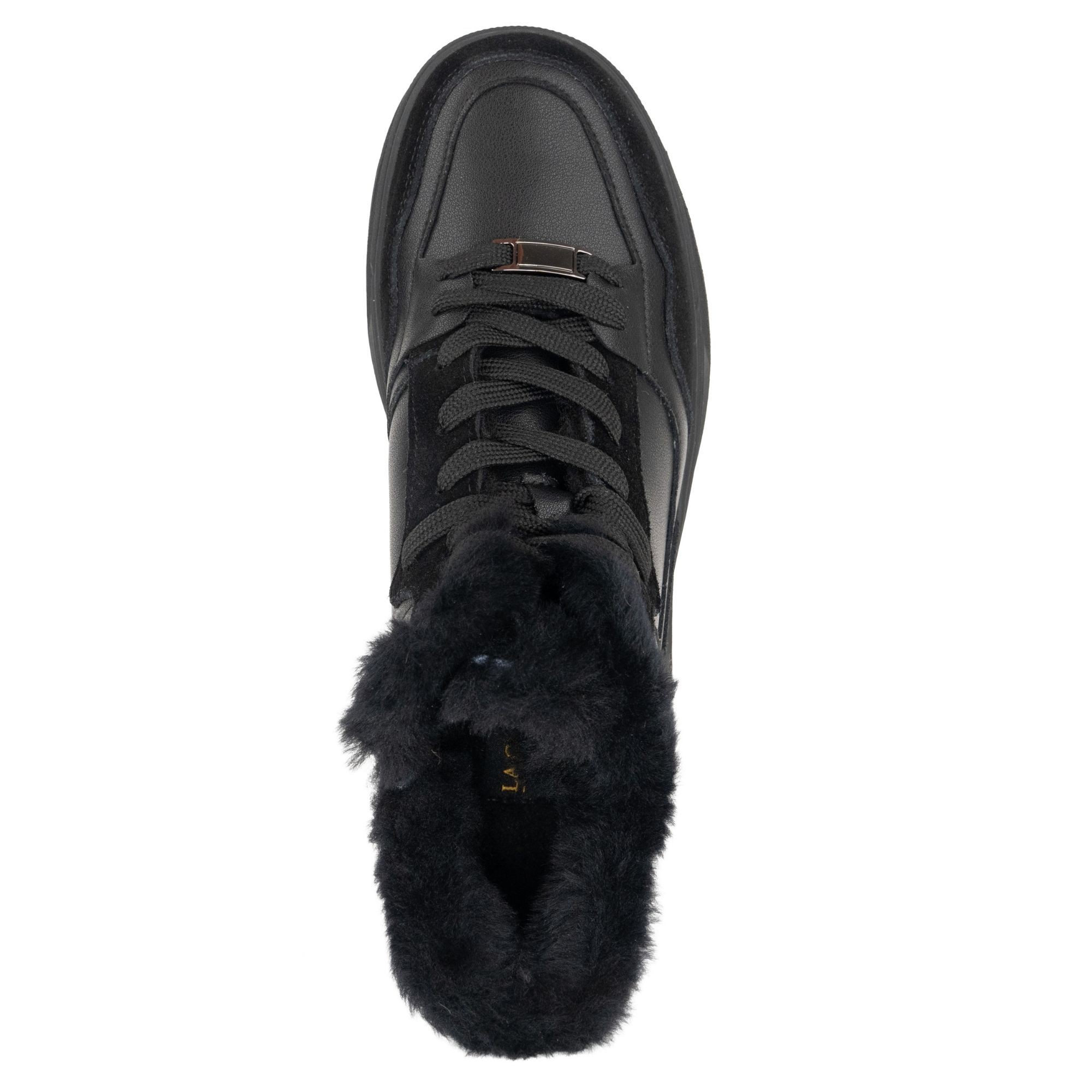 LA CONTE Pašiltinti aulinukai moterims, Juoda, Wm booties, LAC6590-25212-WOBLK 4