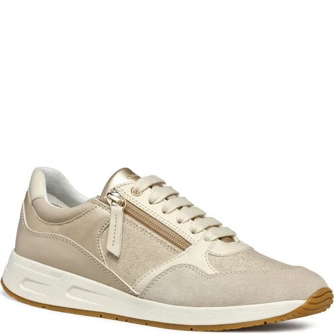 GEOX Laisvalaikio bateliai moterims, Smėlio, Bulmya leisure 1