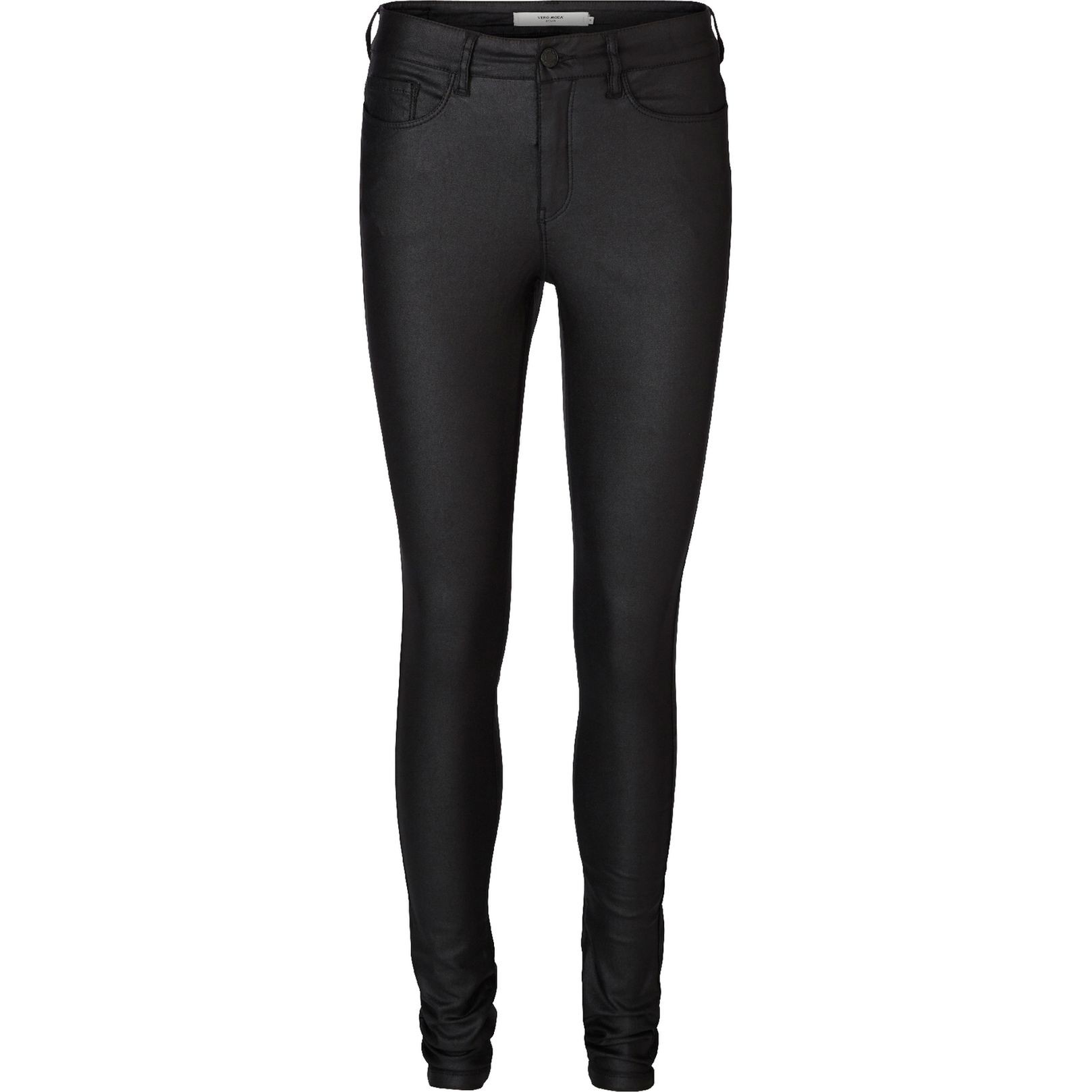 VERO MODA Kelnės moterims, Juoda, VMSEVEN NW SS SMOOTH 1