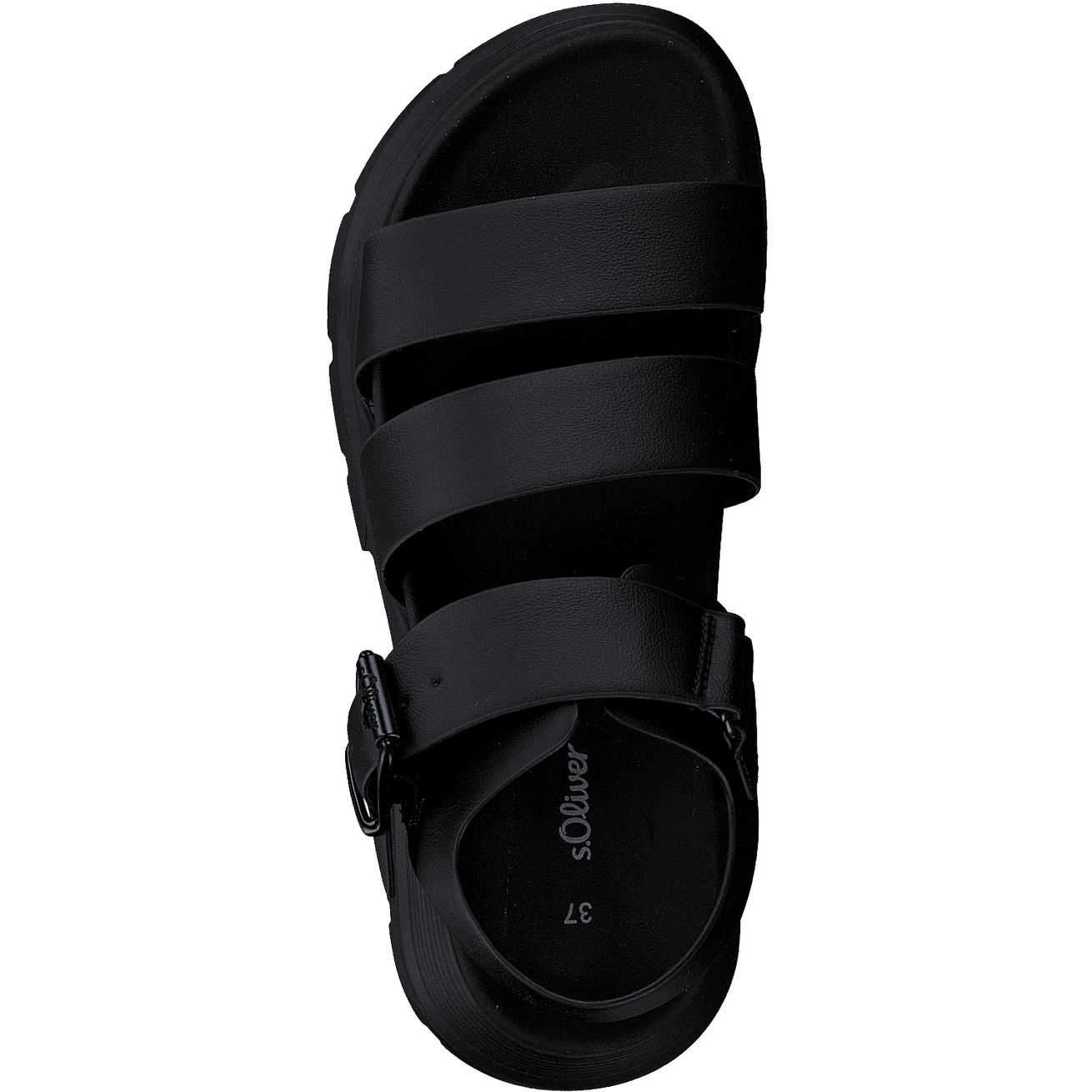 S.OLIVER Basutės moterims, Juoda, SANDALS 4