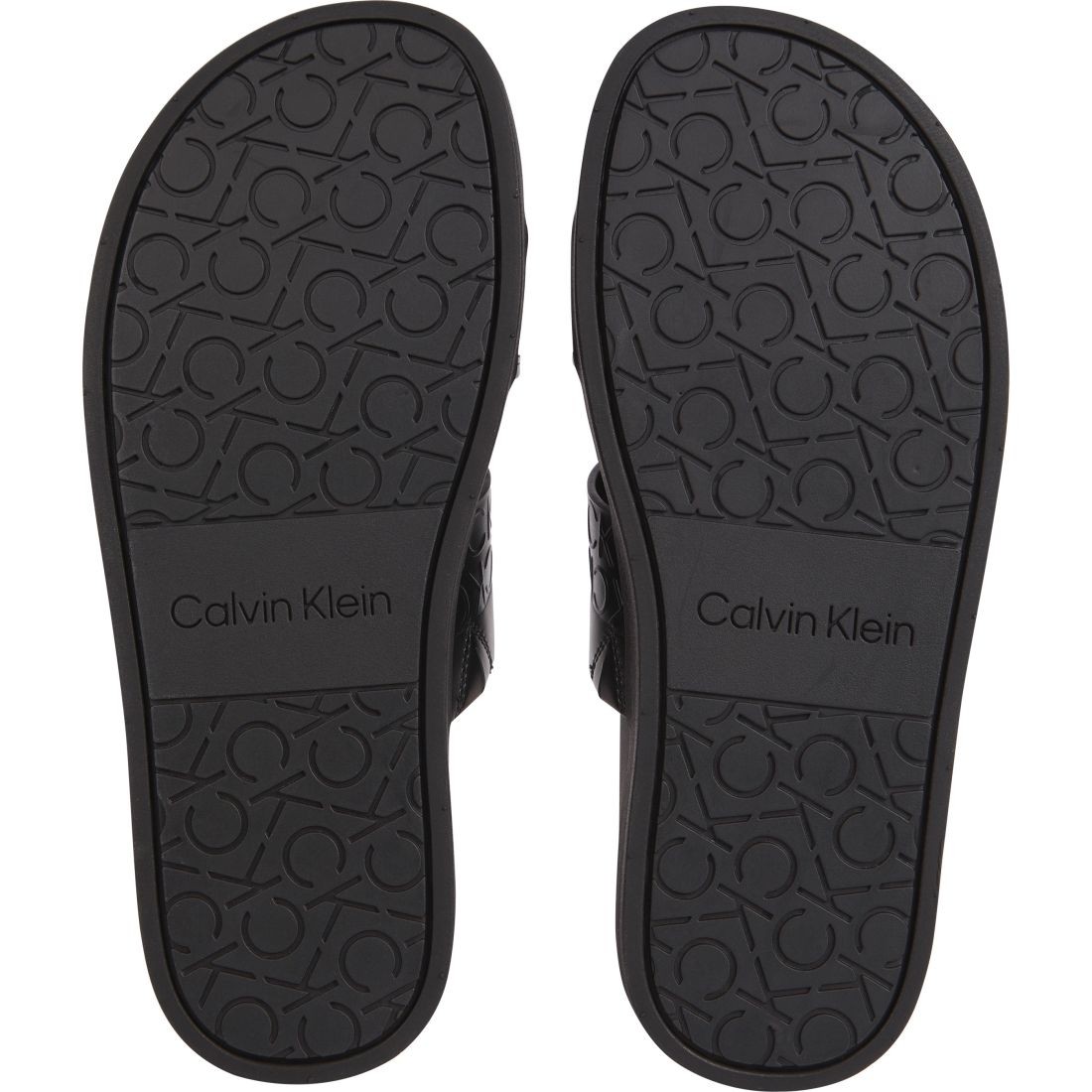 CALVIN KLEIN Šlepetės moterims, Juoda, Ergo slide mono 5