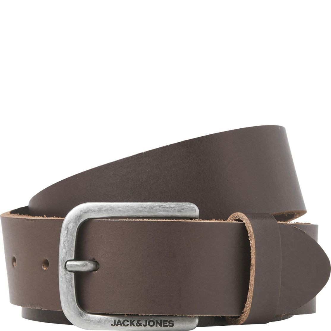 JACK & JONES Diržas vyrams, Ruda, Gio leather belt 1