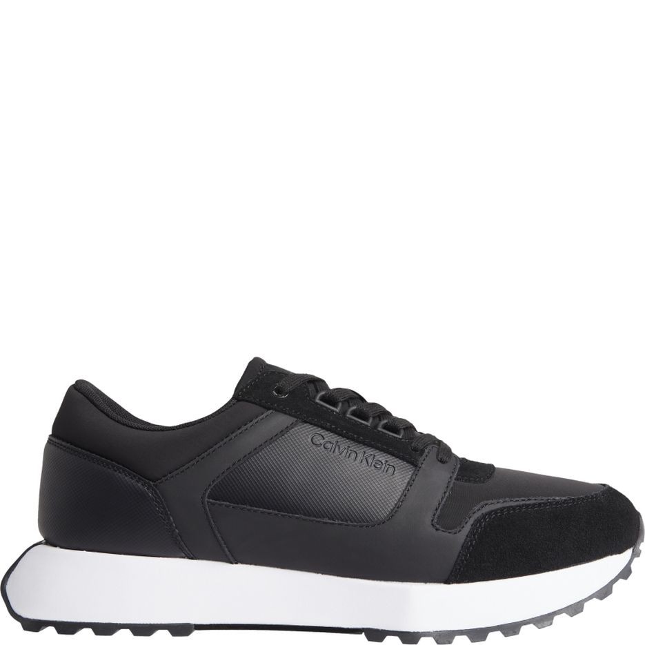 CALVIN KLEIN Sportiniai bateliai vyrams, Juoda, LOW TOP LACE UP MIX 2