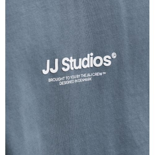 JACK & JONES Marškinėliai vyrams, Mėlyna, Soho crew neck 3