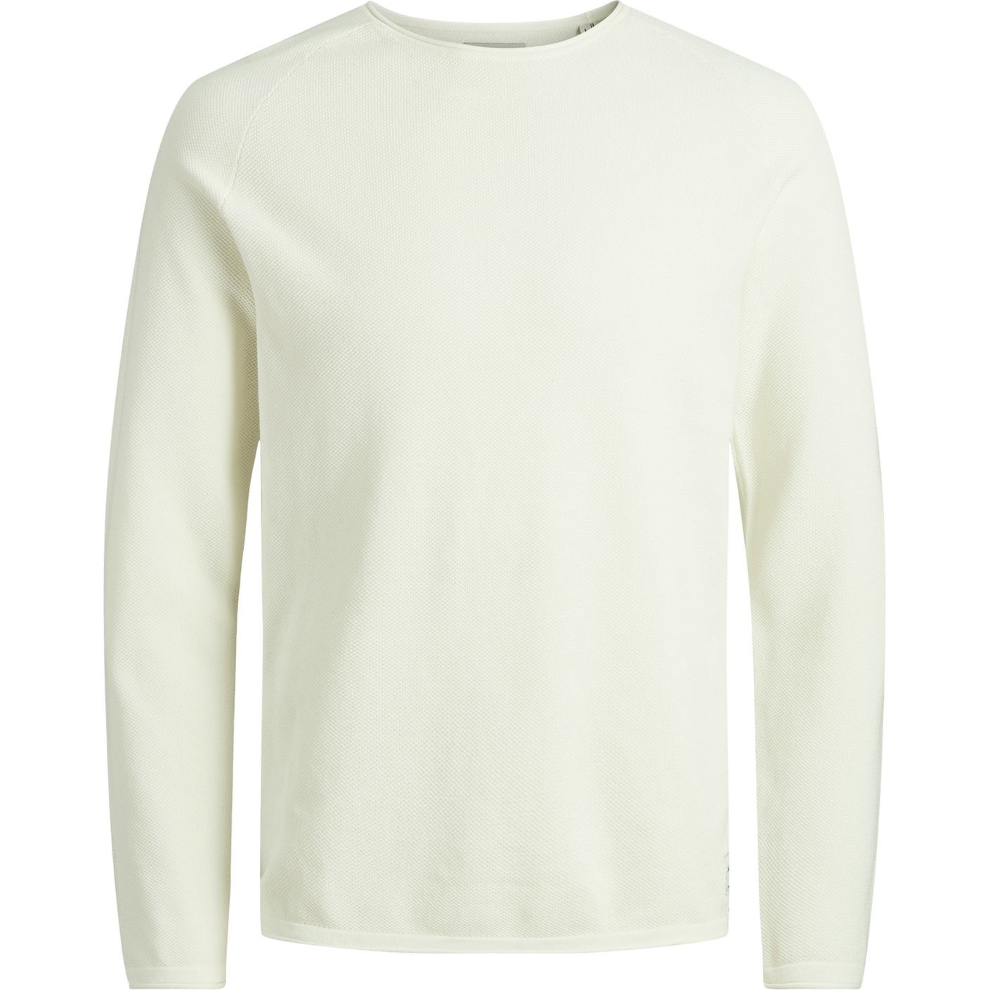 JACK & JONES Kampsun mehed, Cloud Dancer, JJEHILL KNIT CREW NE 1