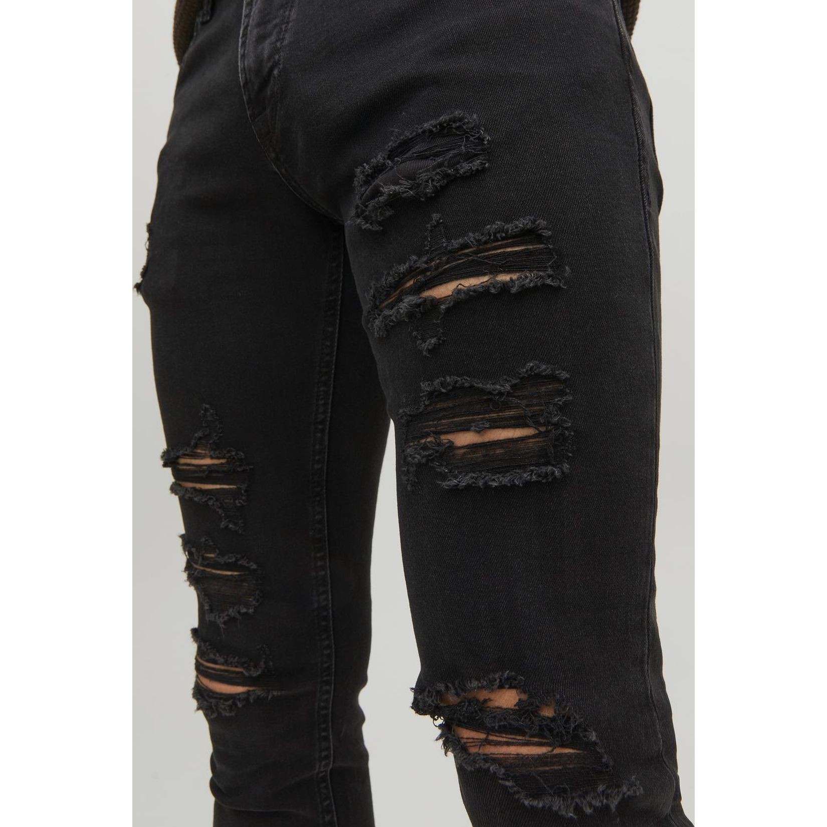 JACK & JONES Aptempti džinsai vyrams, Juoda, JJILIAM JJORIGINAL A 7