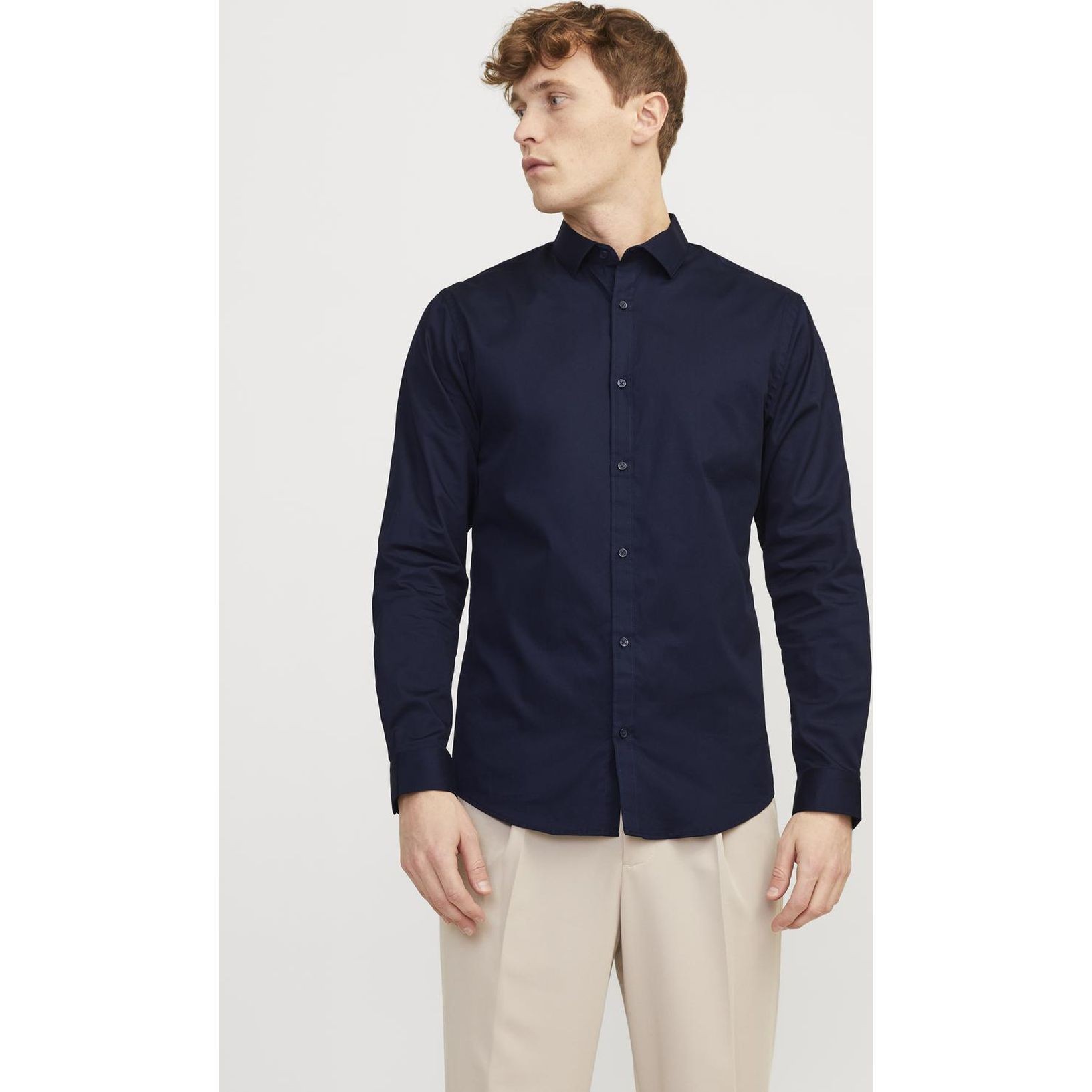JACK & JONES Marškiniai vyrams, Mėlyna, JPRBLACARDIFF SHIRT L/ 2