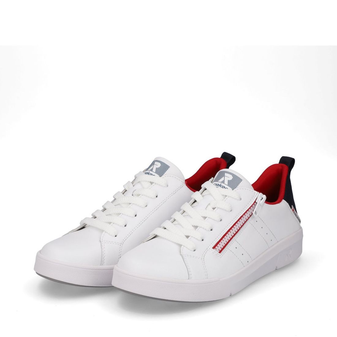 RIEKER Laisvalaikio bateliai moterims, Balta, LEISURE 10