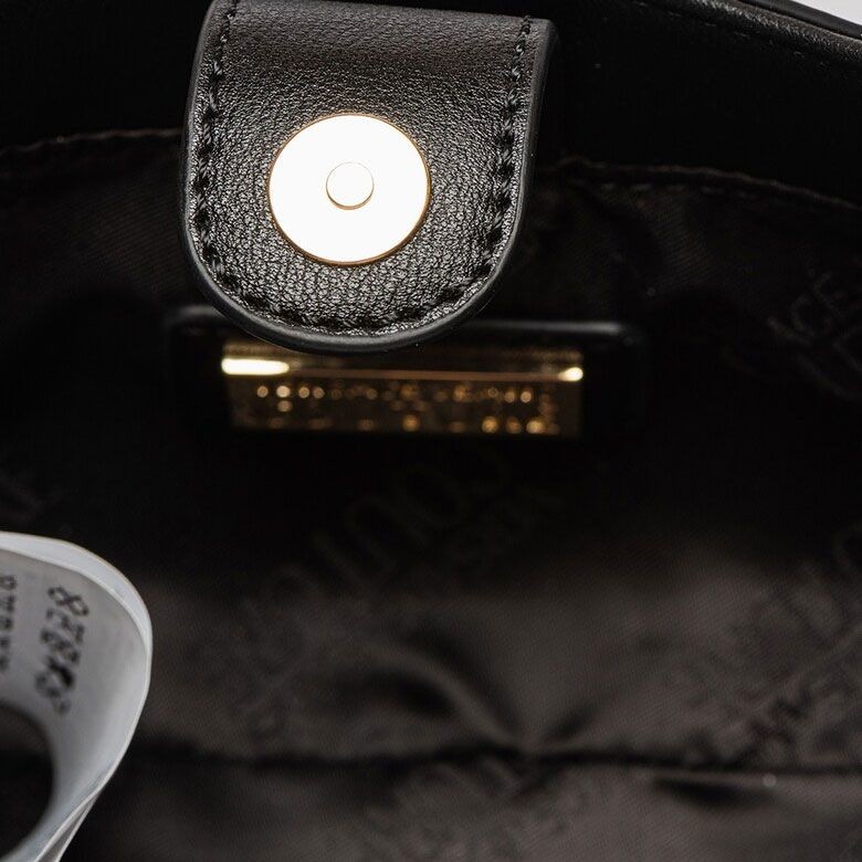 VERSACE JEANS CUTURE Rankinė per petį moterims, BLACK/GOLD, Range p - rock cut crossbody 4