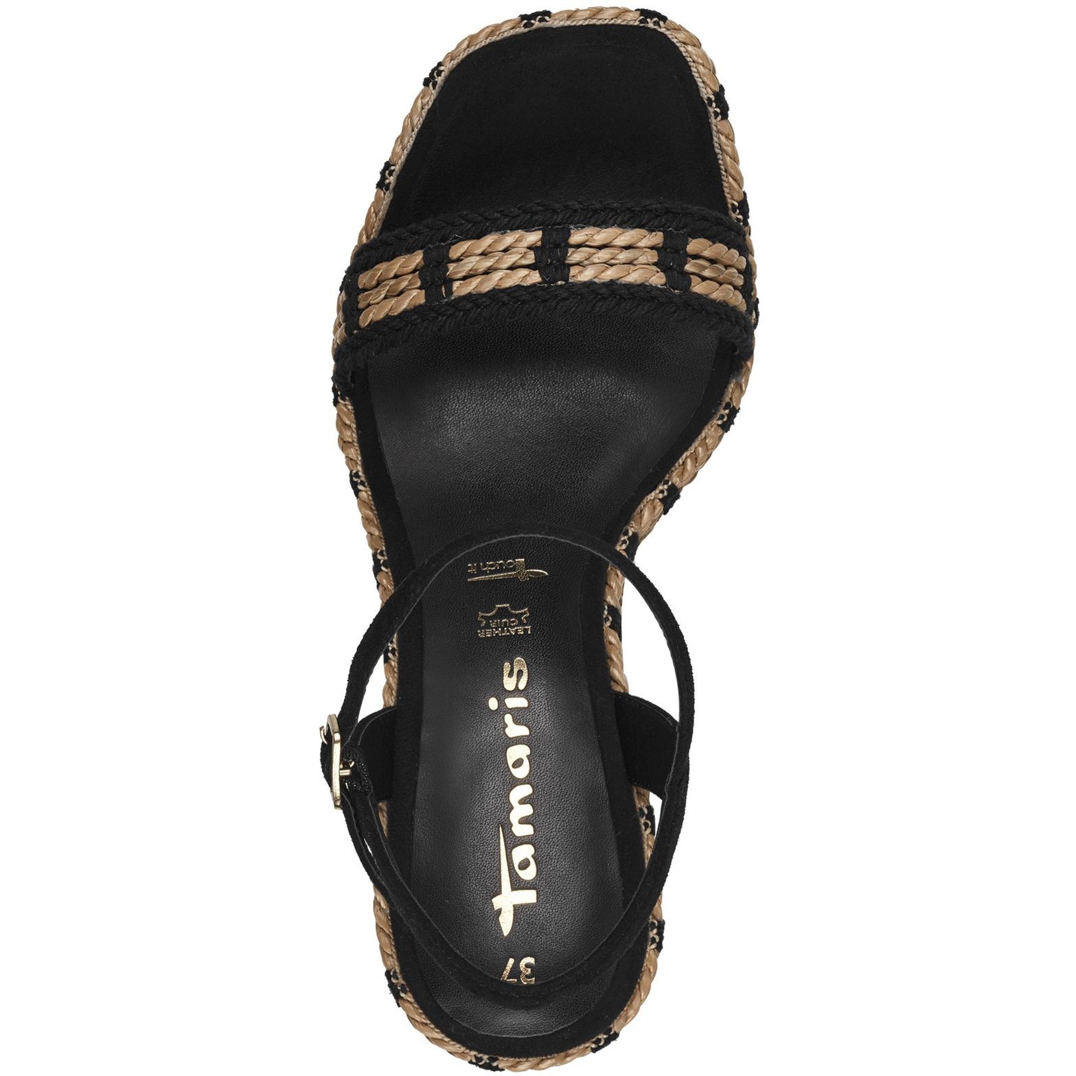 TAMARIS Basutės moterims, Juoda, Sandals 4