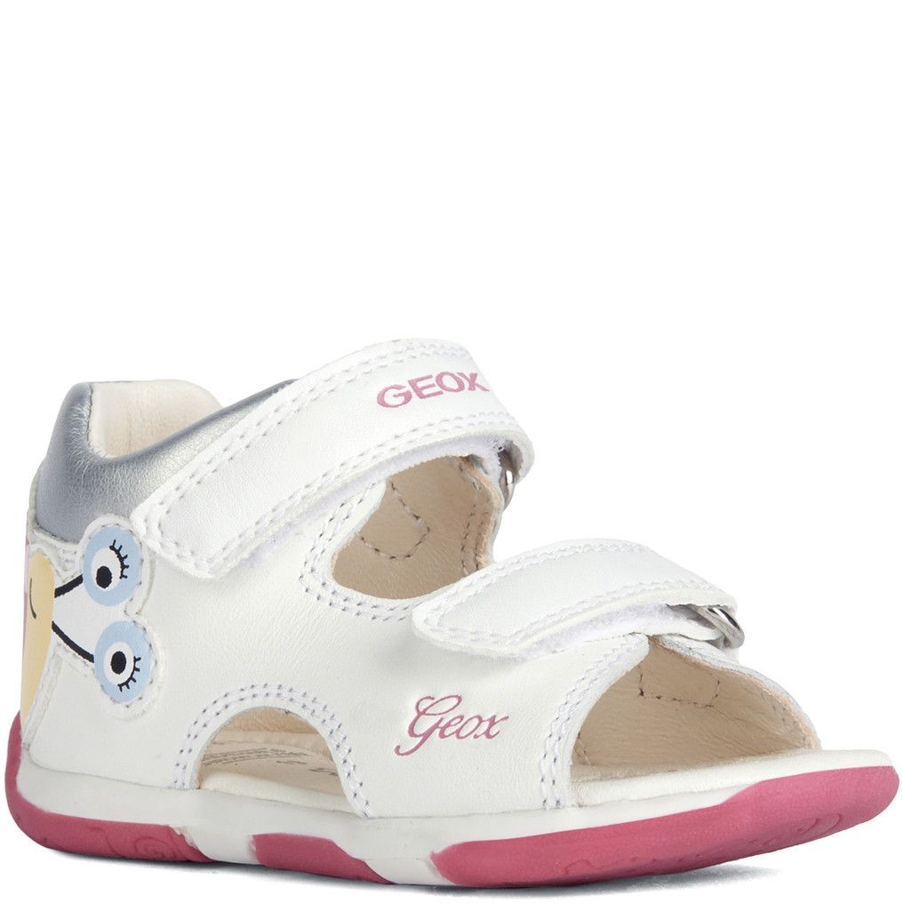 GEOX Basutės mergaitėms, Balta, SANDALS TAPUZ 1