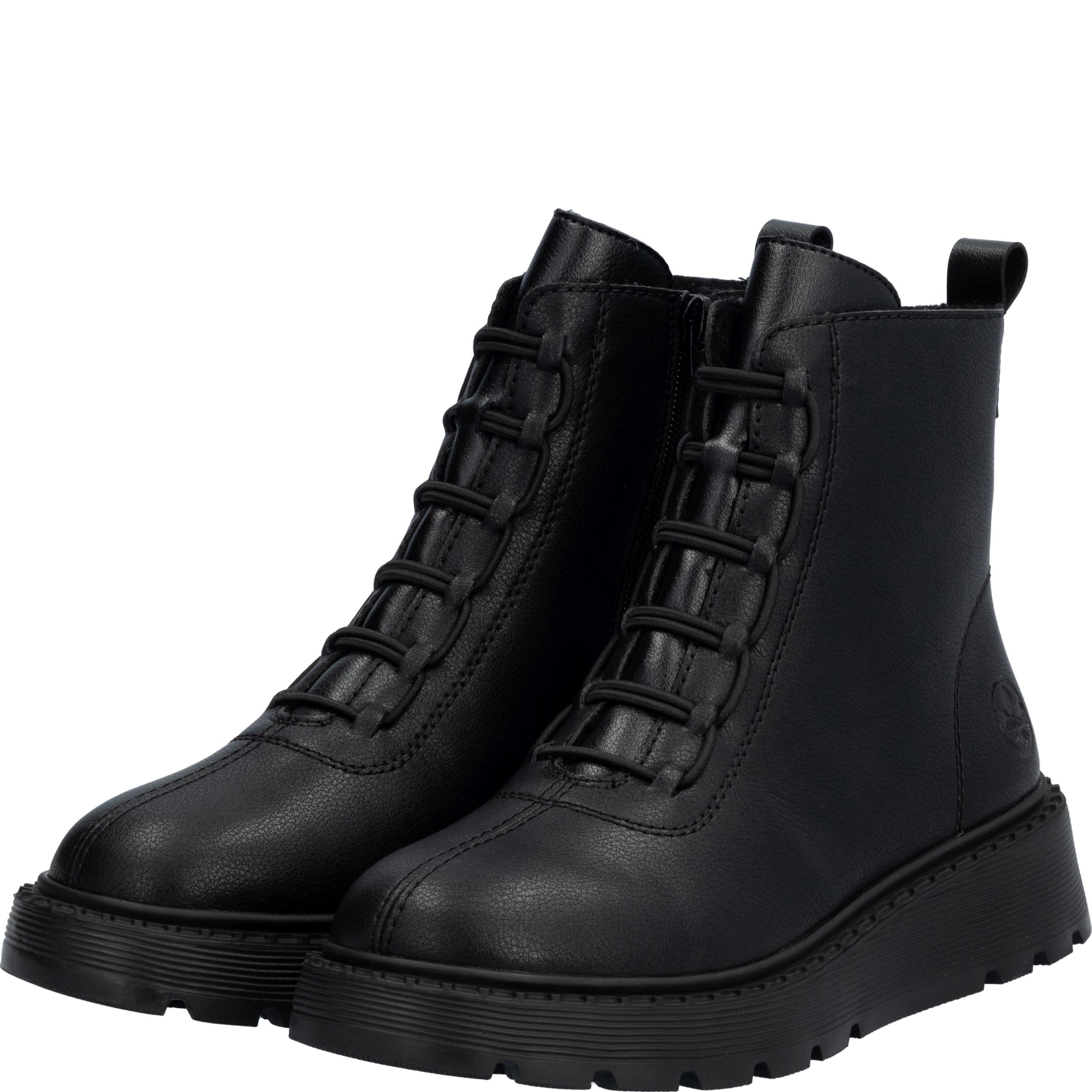 RIEKER Aulinukai moterims, Juoda, Ladies mid height boots 10