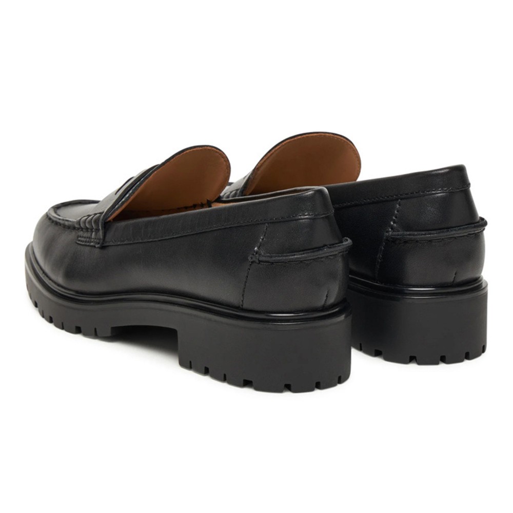 LAUREN RALPH LAUREN Loaferiai moterims, Juoda, Marli flats loafer, LAUREN RALPH LAUREN 3