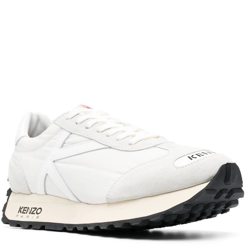 KENZO Sportiniai bateliai vyrams, Balta, Kenzosmile run low top sneaker 1