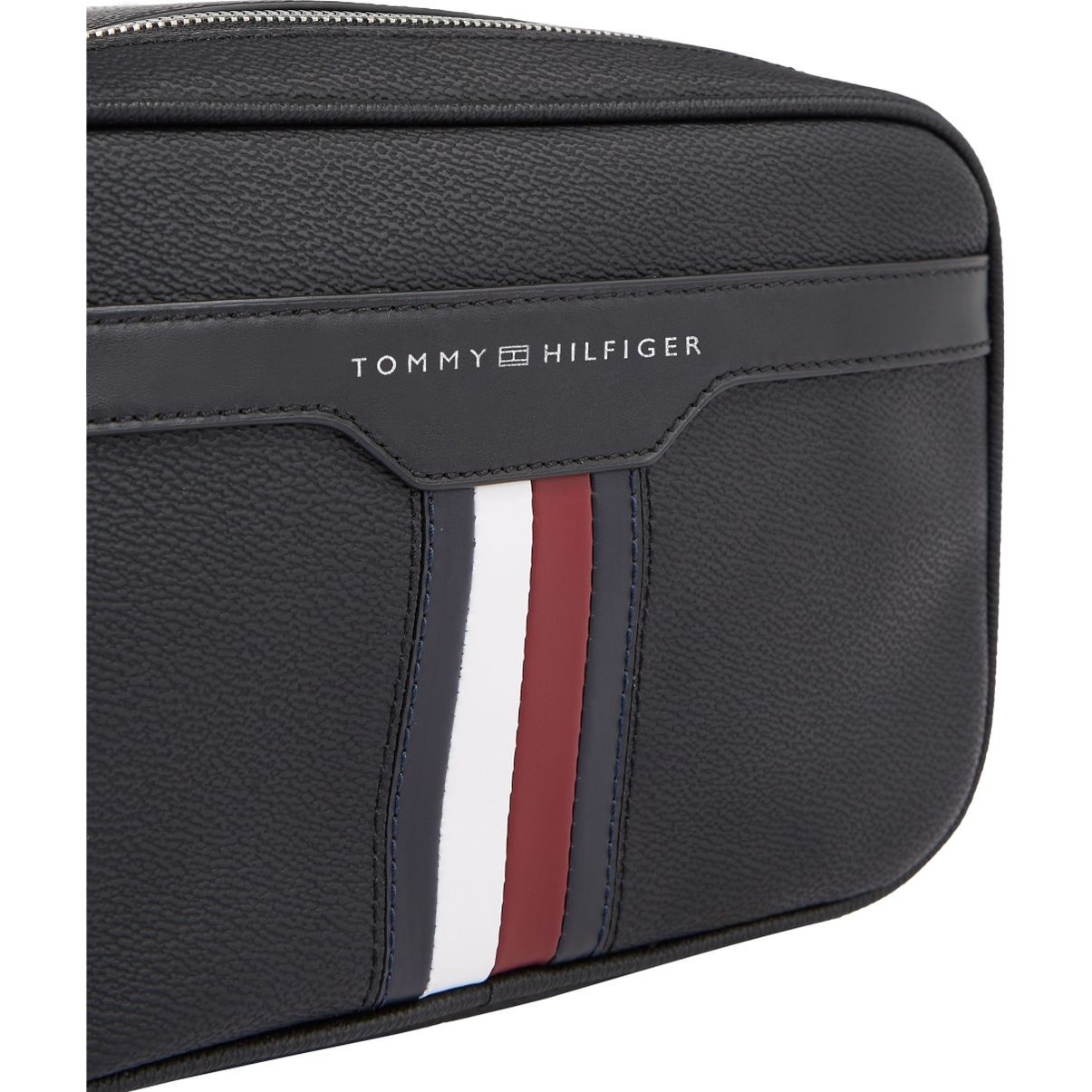 TOMMY HILFIGER Kosmetinė vyrams, Juoda, Coated canvas washbag 3