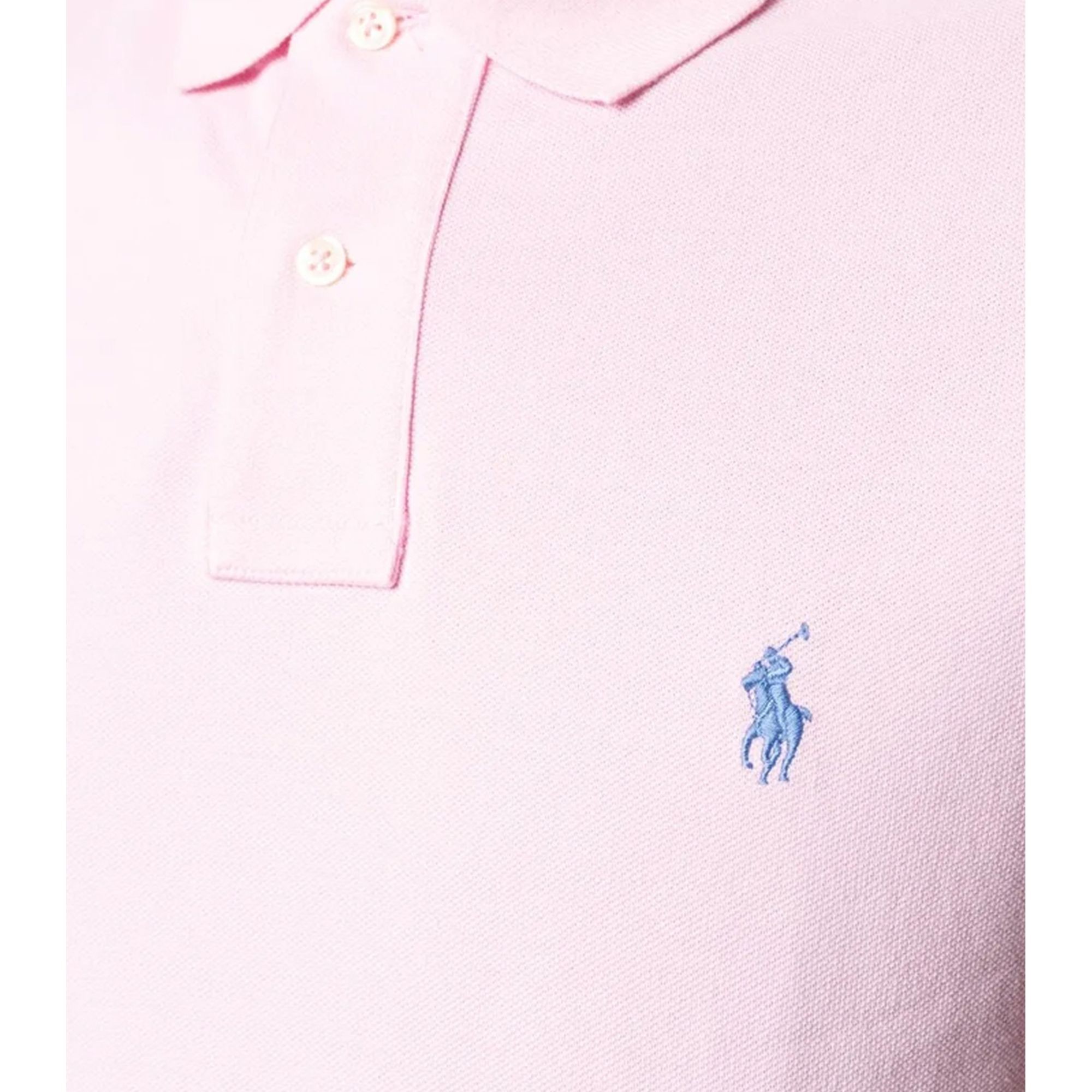 POLO RALPH LAUREN Polo marškiniai trumpos rank. vyrams, Rožinė, Sskccmslm1-short sleeve-knit 4
