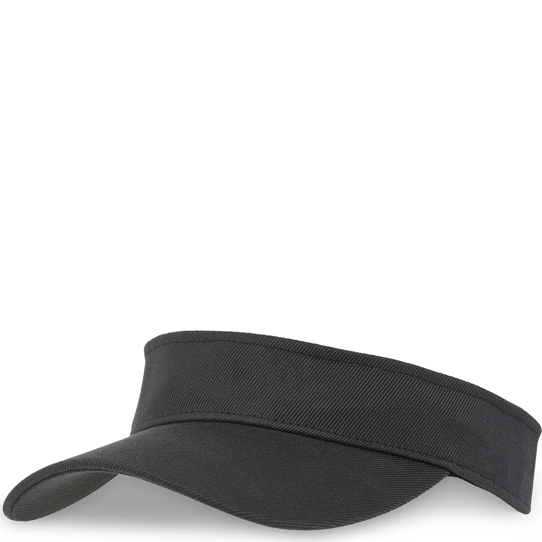 CALVIN KLEIN Kepurė moterims, Juoda, Logo strap canvas visor cap 1