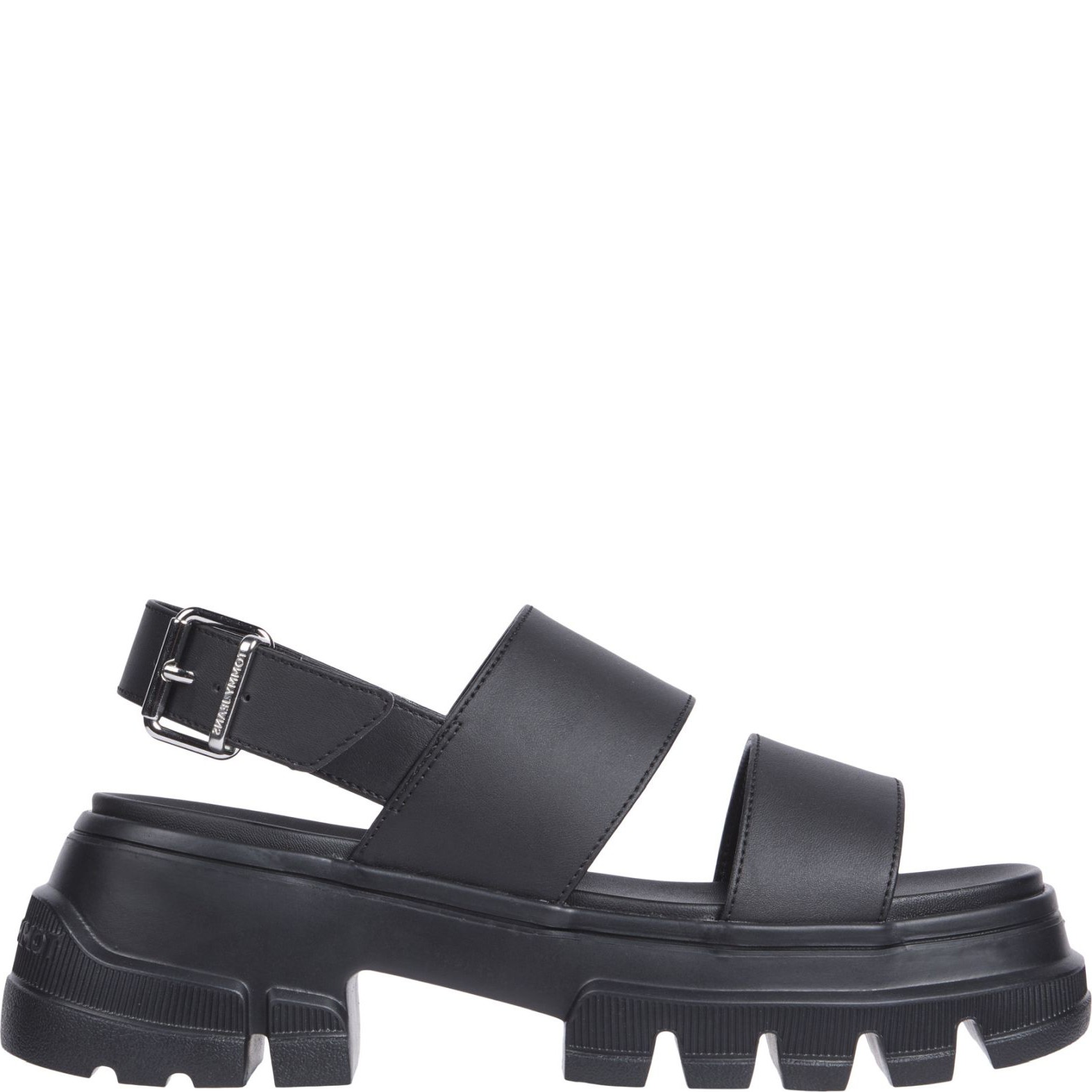 TOMMY JEANS Basutės moterims, Juoda, Chunky city hybrid sandals 1