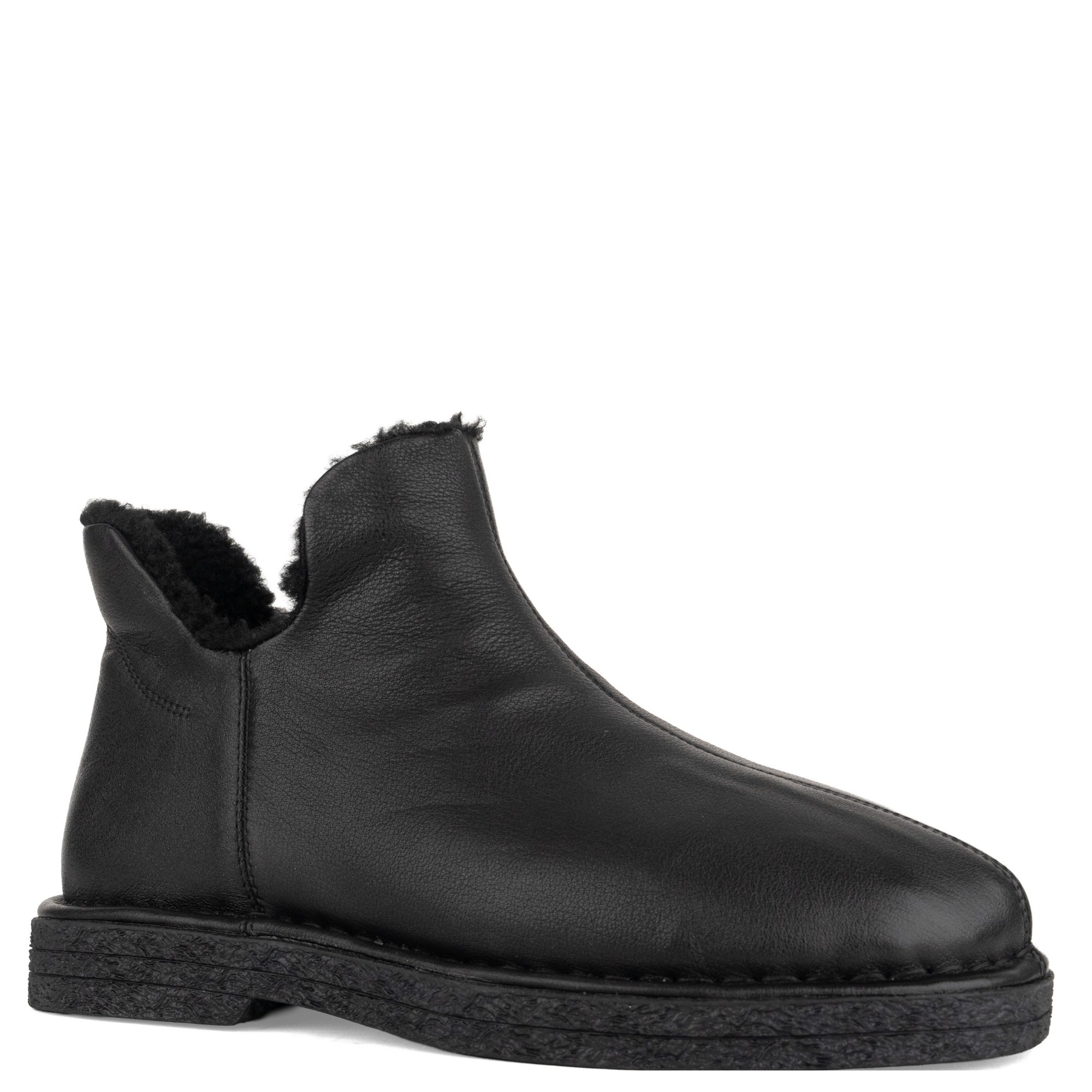 LINDA BAUMANN Pašiltinti aulinukai moterims, Juoda, Wm booties 1