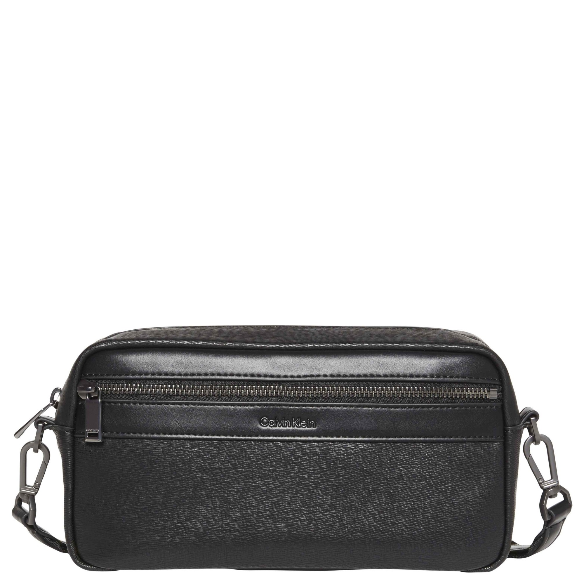 CALVIN KLEIN Rankinė per petį vyrams, Juoda, zip camera bag 1