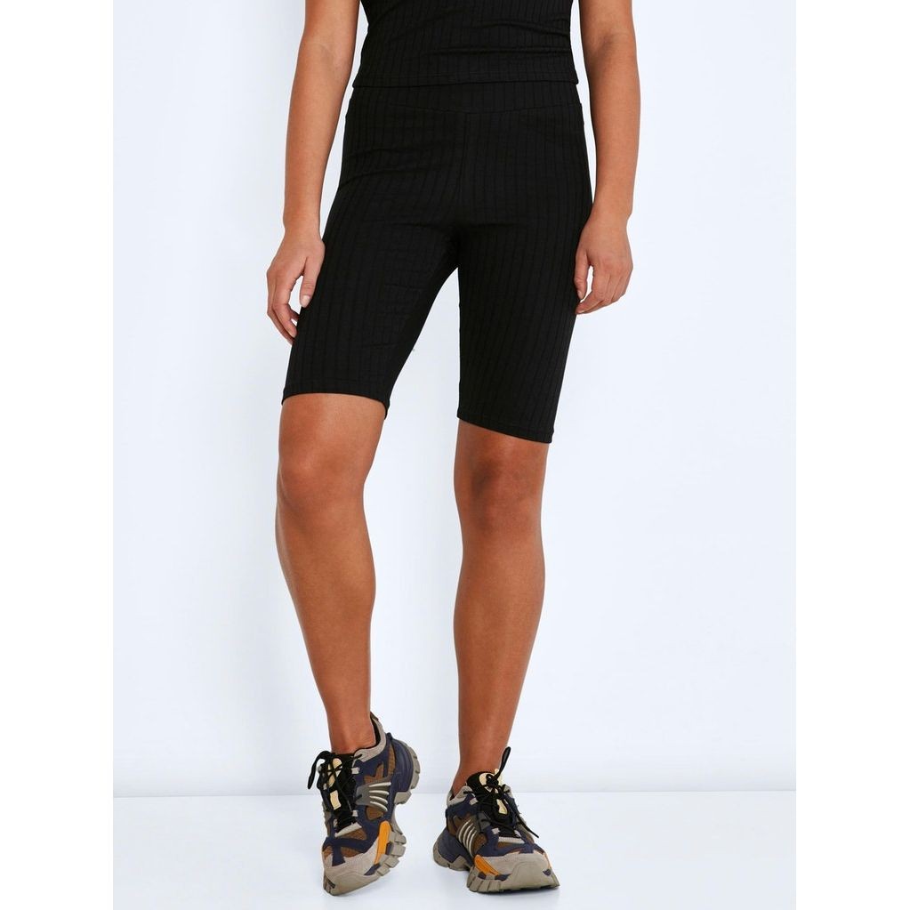 NOISY MAY Šortai moterims, Juoda, NMPAULA HW BIKER SHOR 2