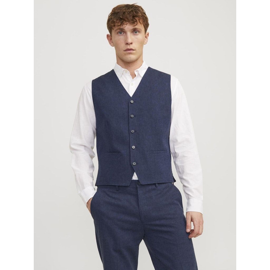 JACK & JONES Paltas vyrams, Mėlyna, Jprriviera coats 3