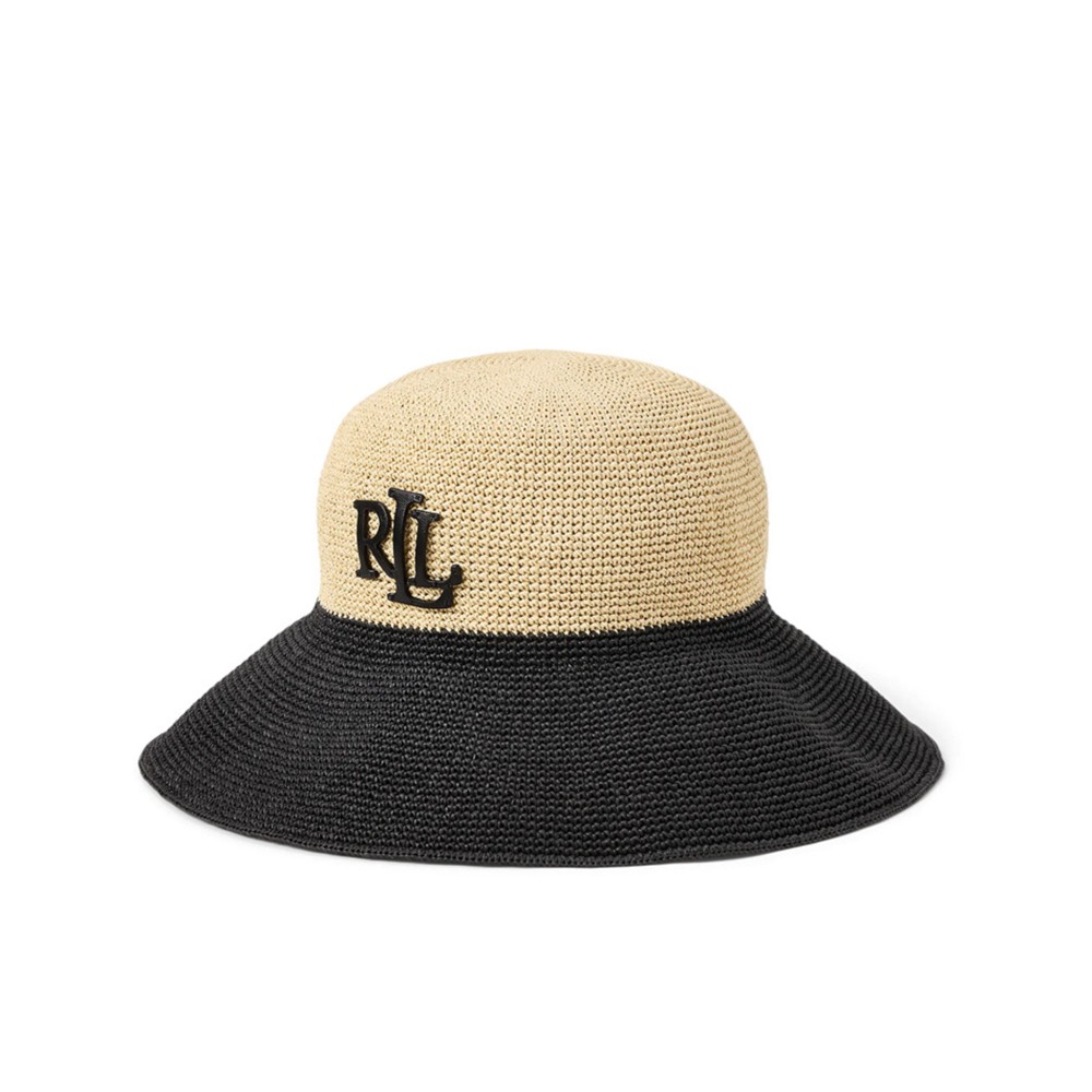 LAUREN RALPH LAUREN Skrybėlė moterims, Juoda, Croch buck-hat-bucket 1