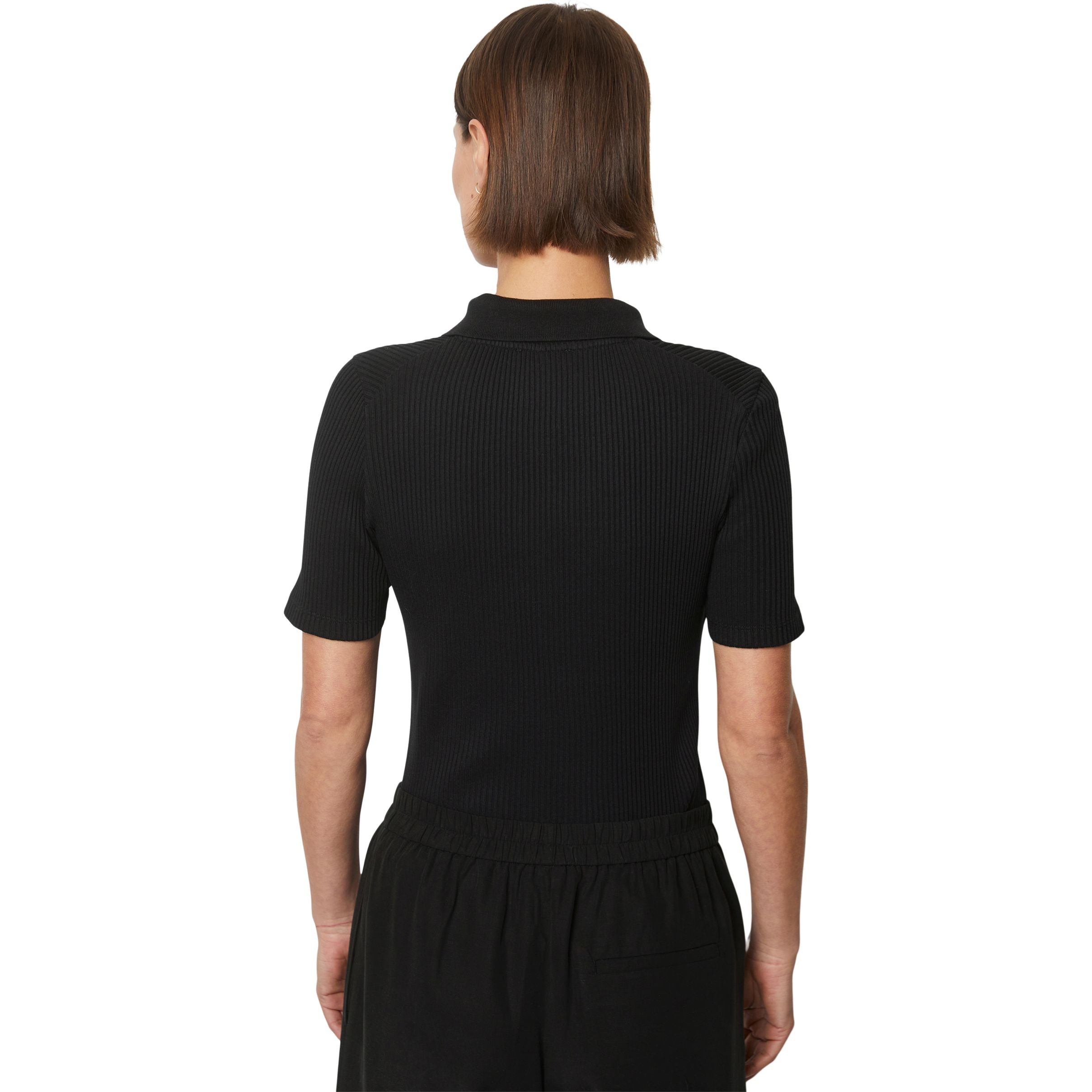 MARC O'POLO Polo marškiniai trumpos rank. moterims, Juoda 3