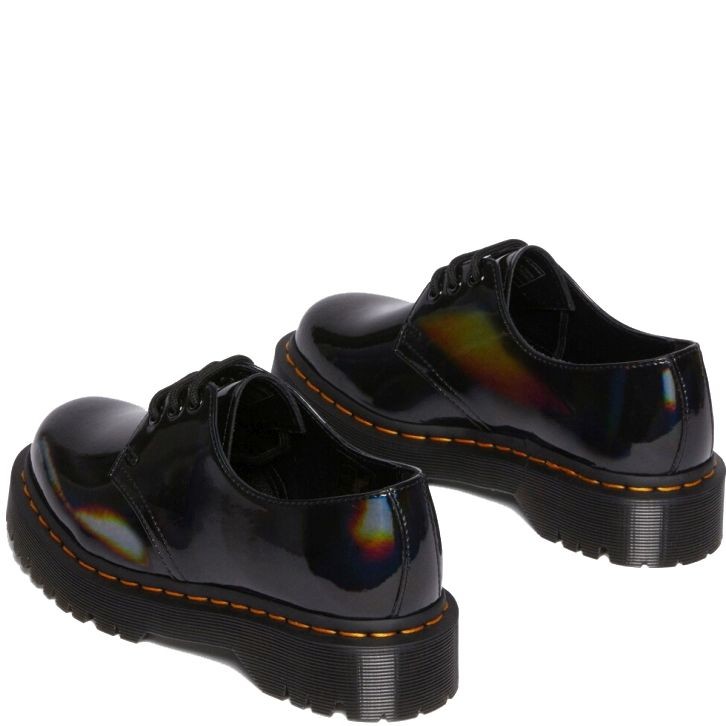 DR. MARTENS Klasikiniai batai moterims, Juoda, 1461 bex rainbow formal 3
