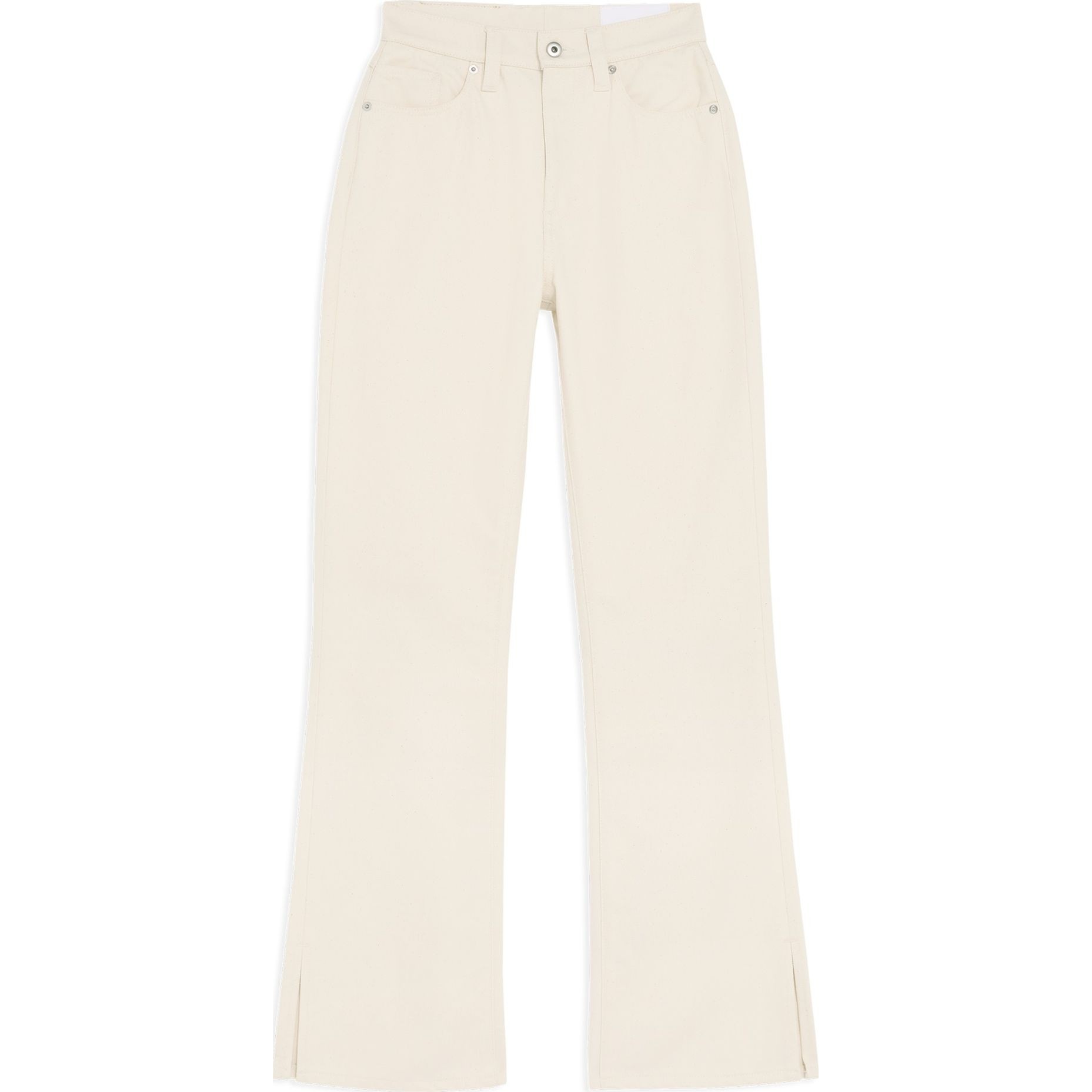 AXEL ARIGATO Tiesūs džinsai moterims, Balta, Ryder flared jeans solid