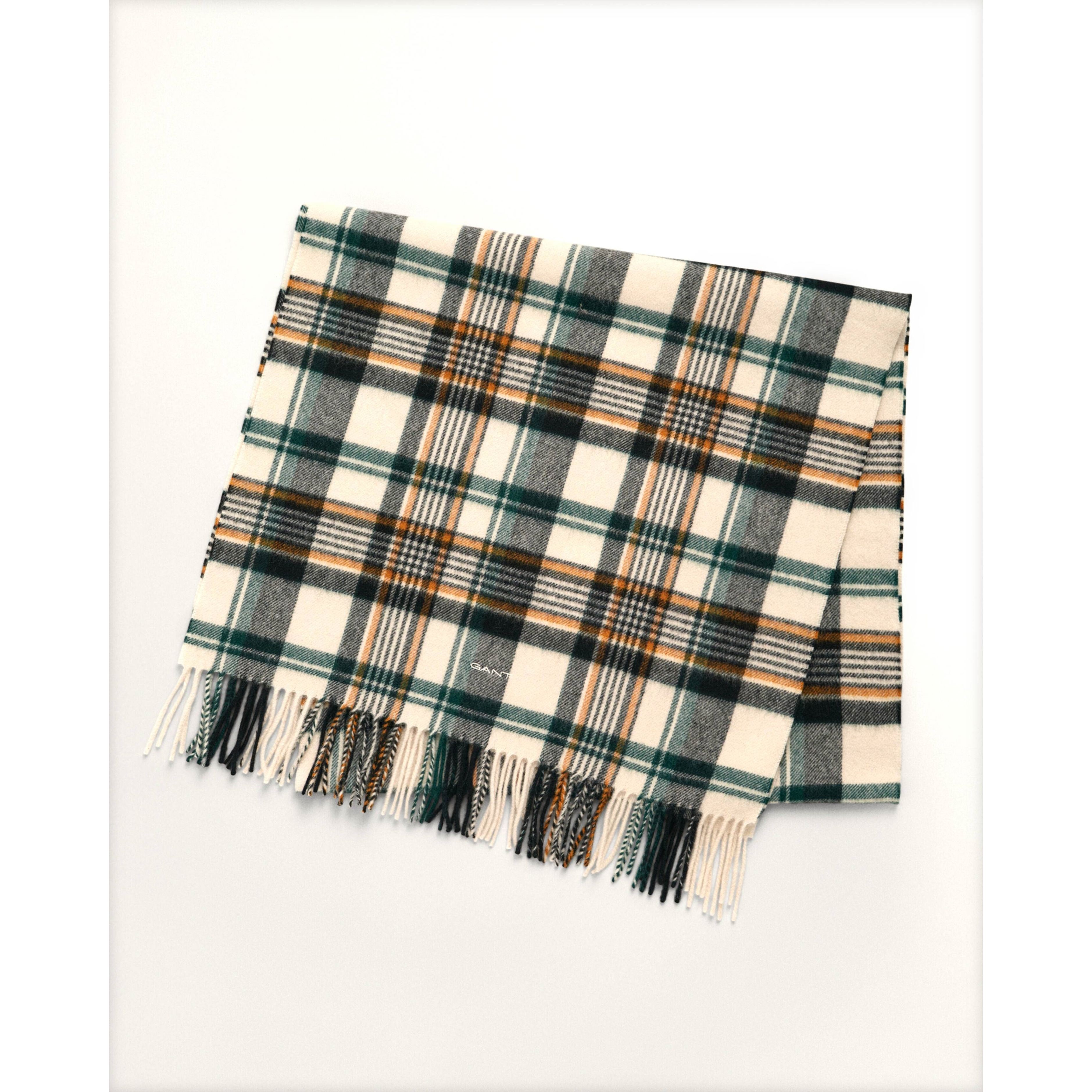 GANT Šalikas vyrams, Pilka, MUTICOLOR PLAID WOVEN SCARF 3