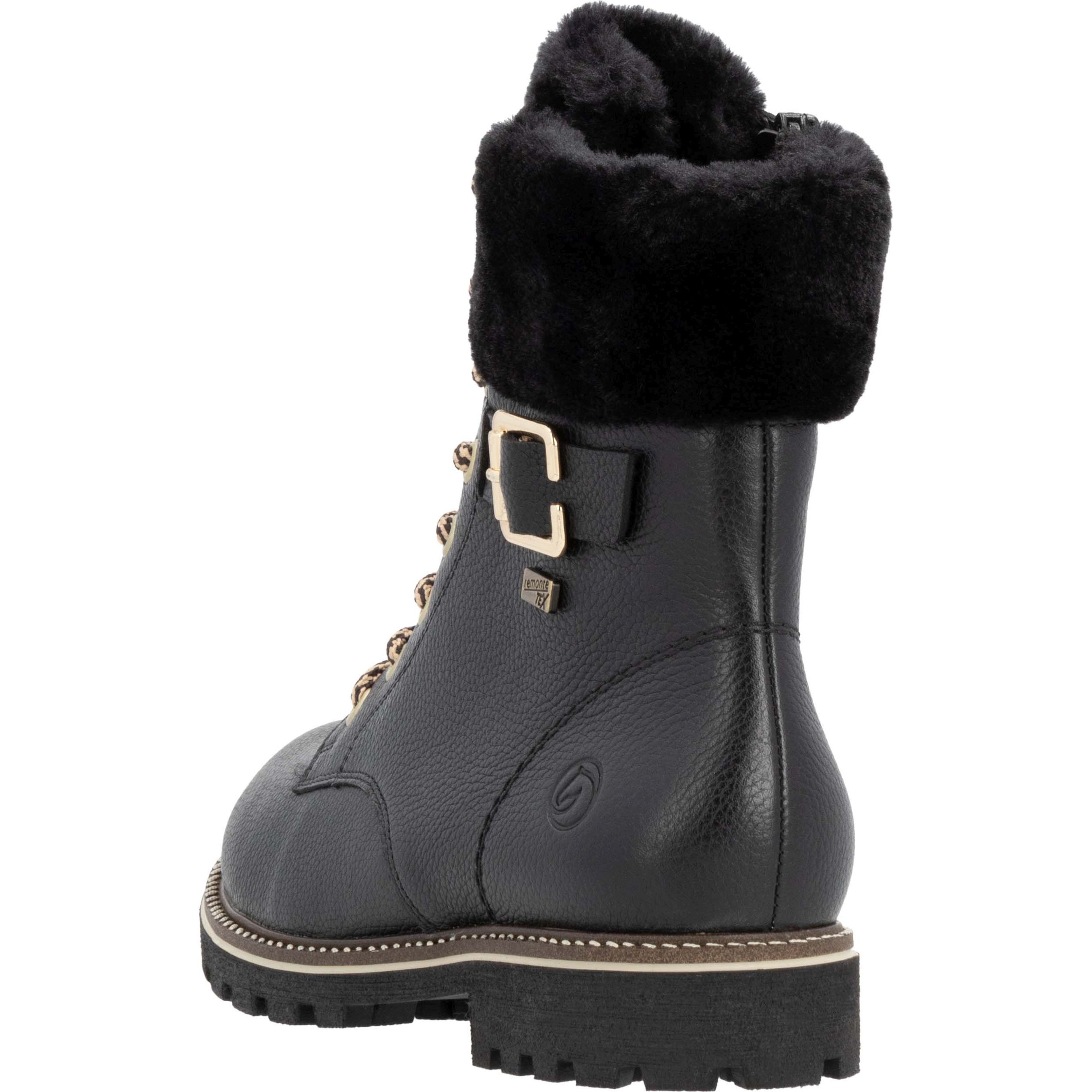 REMONTE Aulinukai moterims, Juoda, Ladies mid height boots 6