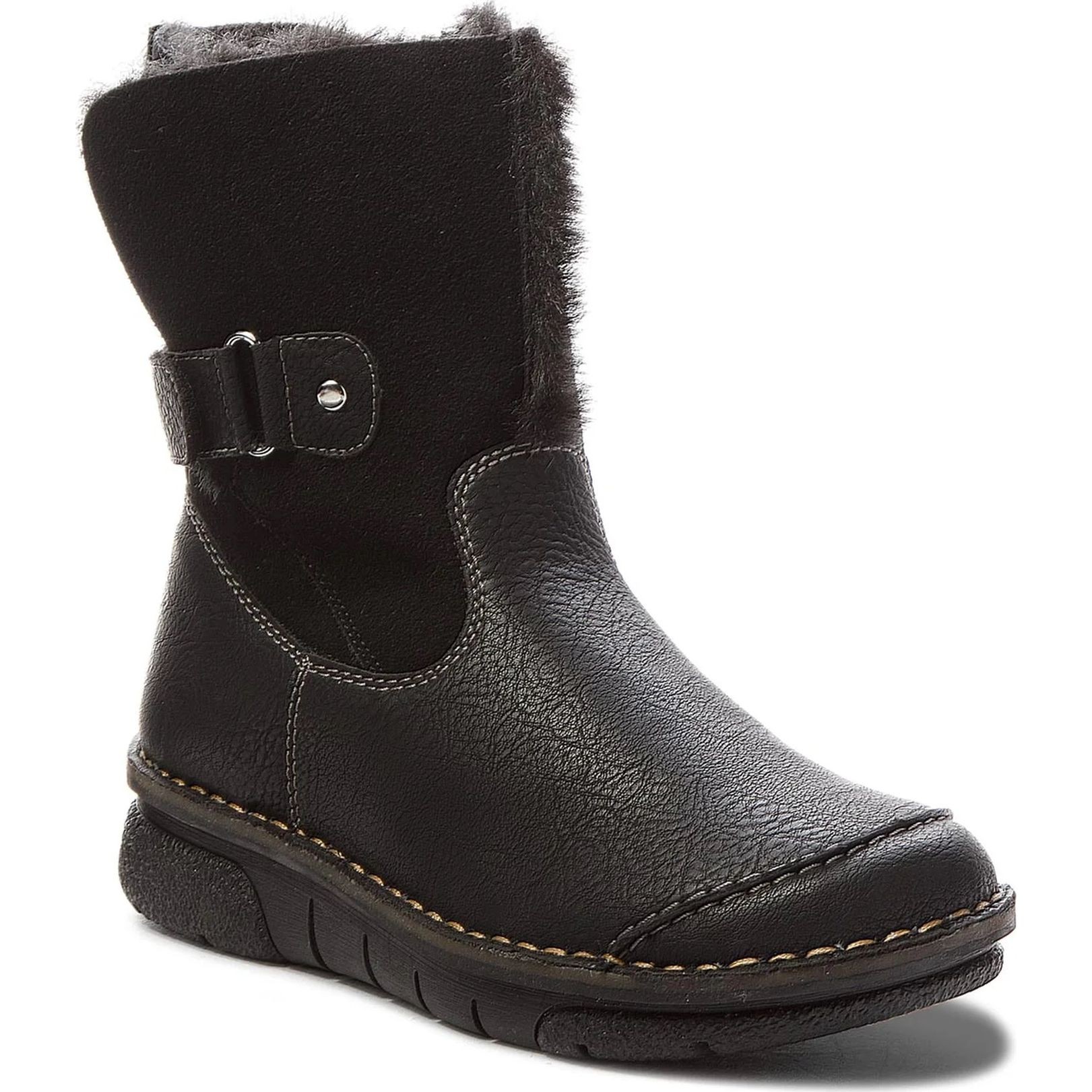 RIEKER Aulinukai moterims, Juoda, BOOTIES 1