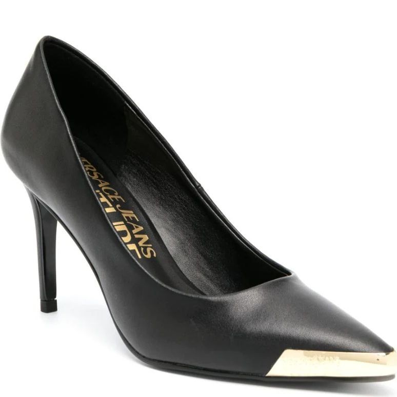 VERSACE JEANS CUTURE Bateliai - moterims, Juoda, Scarlett   decollete shoes 1