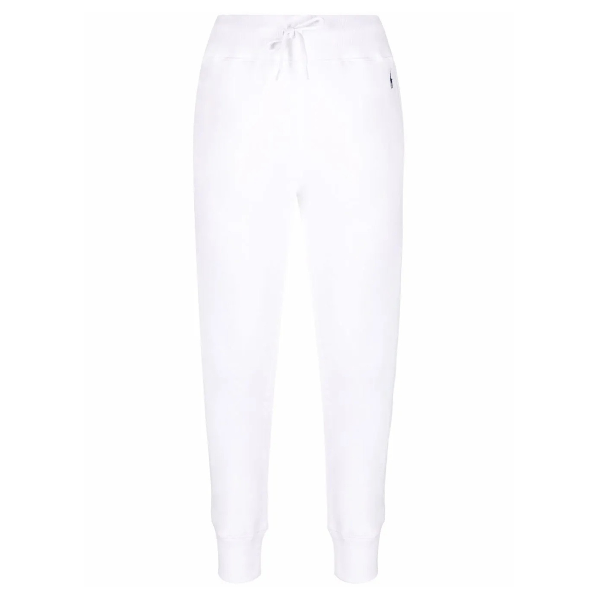 POLO RALPH LAUREN Sportinės kelnės moterims, Balta, Sweatpant ankle pant 1