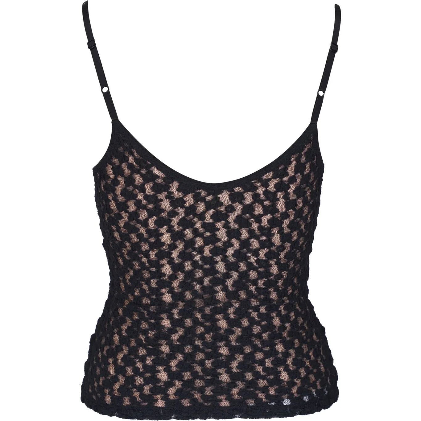 VINCE Marškiniai be rankovių moterims, Juoda, Floral smocked cami 2