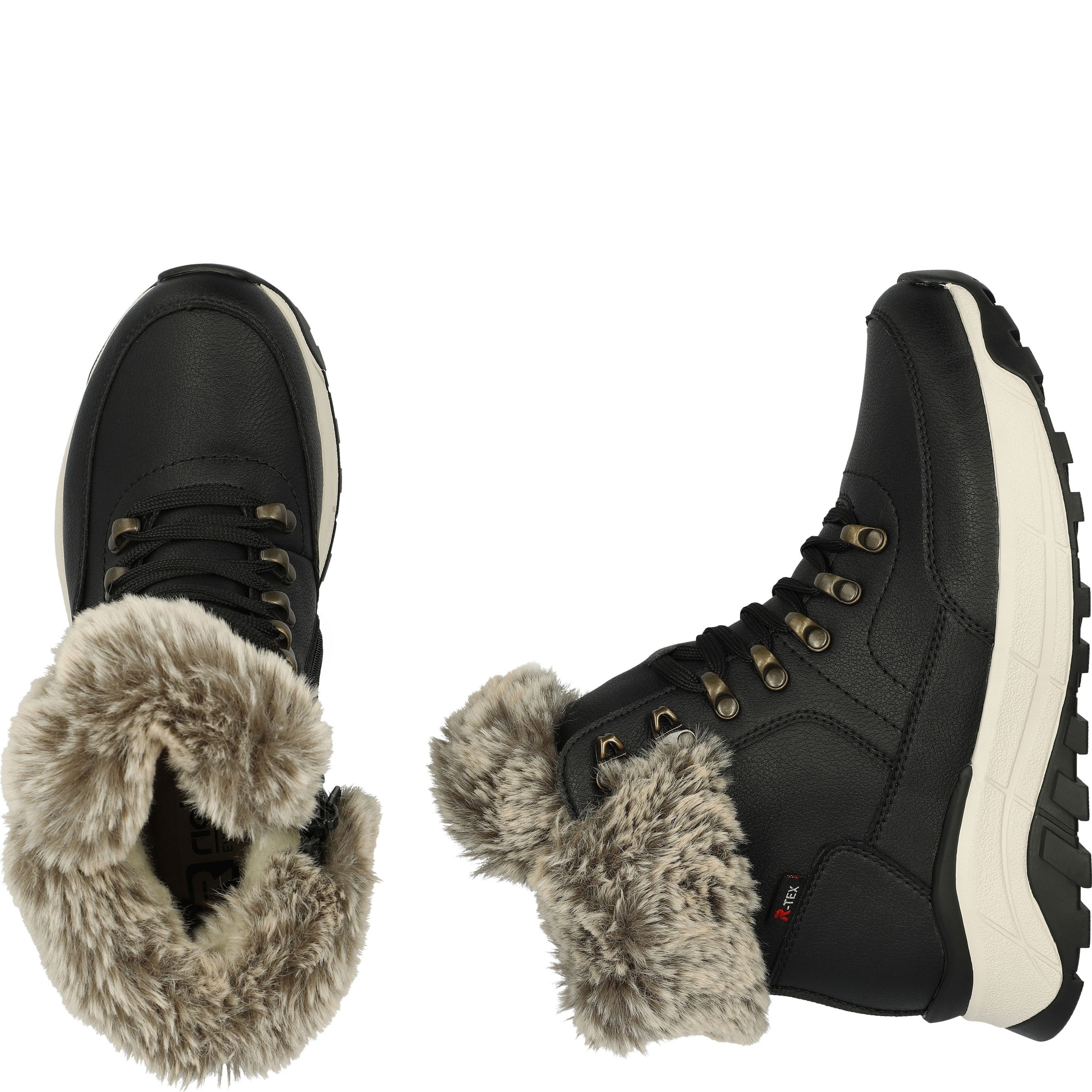 RIEKER EVOLUTION Aulinukai moterims, Juoda, BOOTIES 10