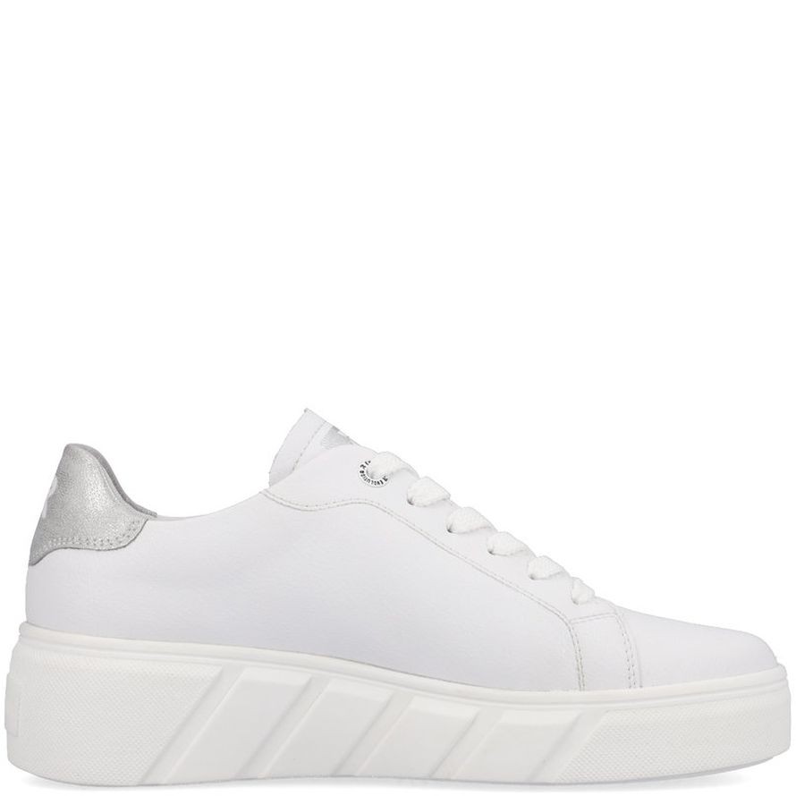 RIEKER Laisvalaikio bateliai moterims, Balta, LEISURE 7