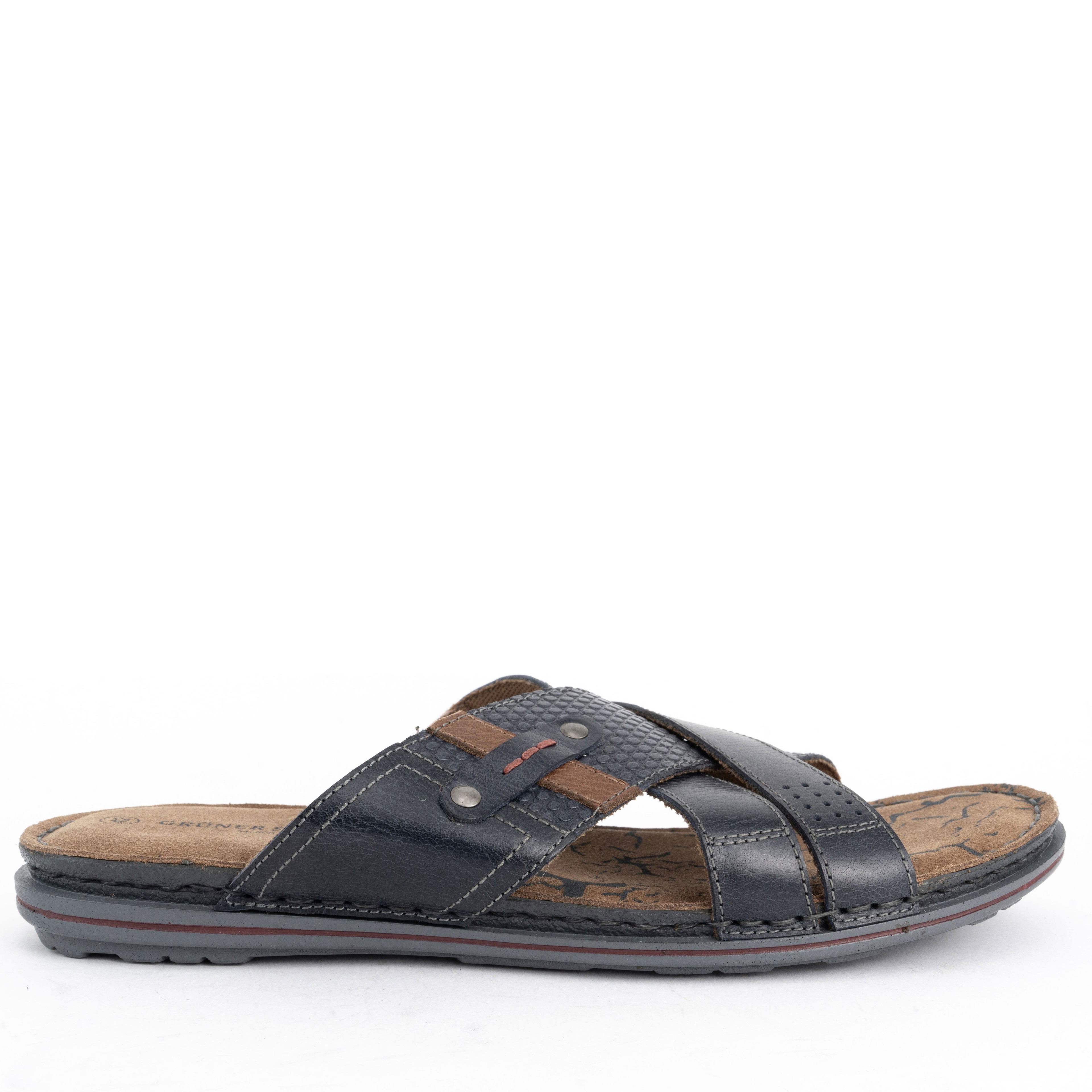 GRUNER SCHUHE Šlepetės vyrams, Mėlyna, Slippers 2