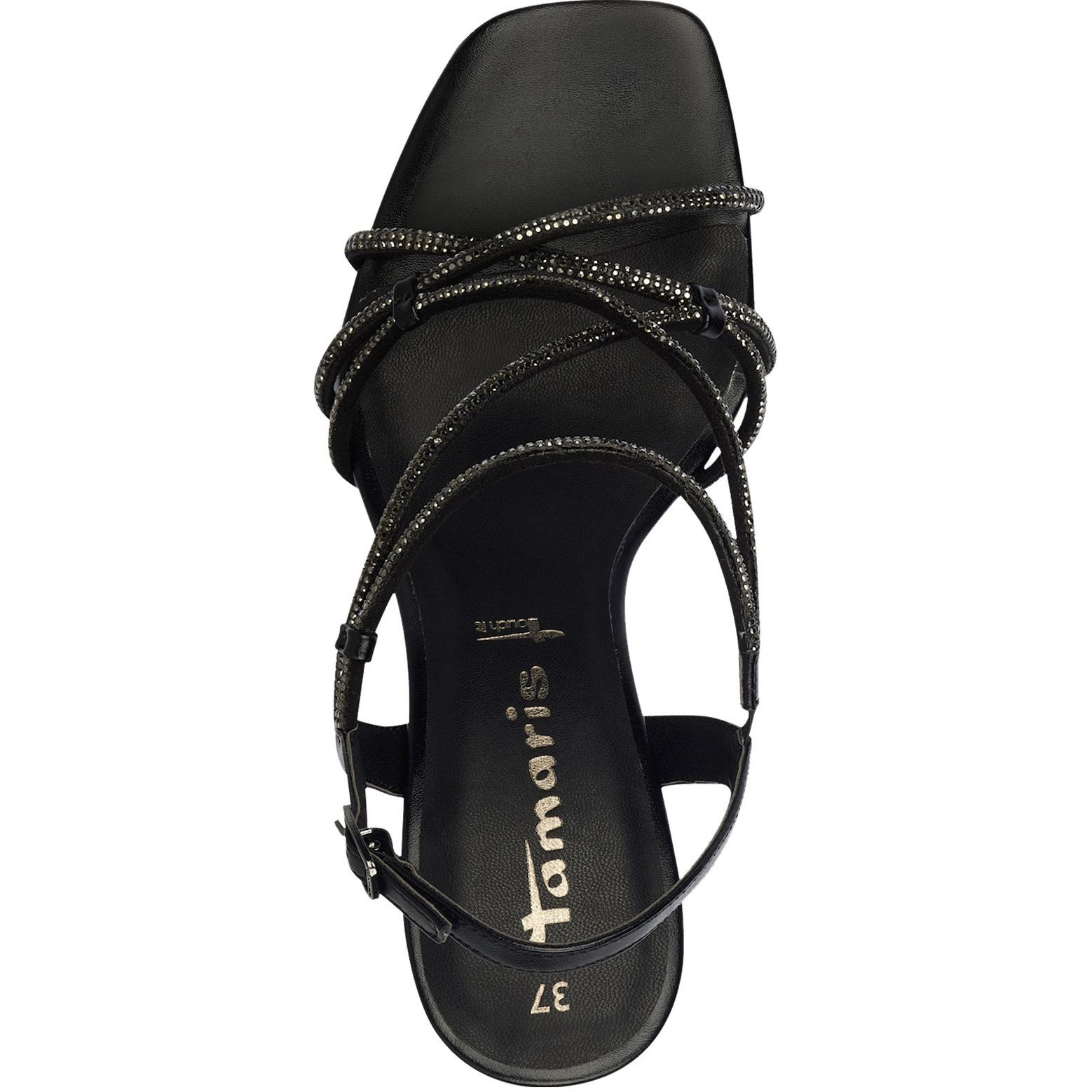 TAMARIS Basutės moterims, Juoda, Sandals 4