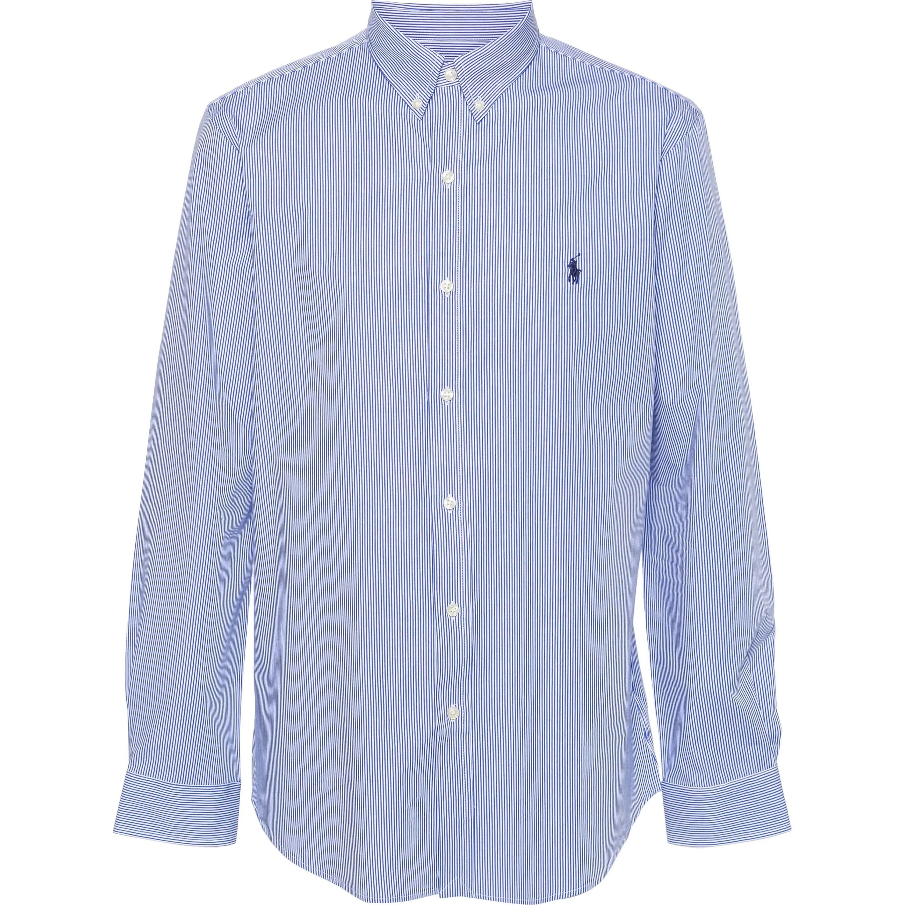 POLO RALPH LAUREN Marškiniai ilgomis rankovėmis vyrams, Mėlyna, Long sleeve sport shirt 1