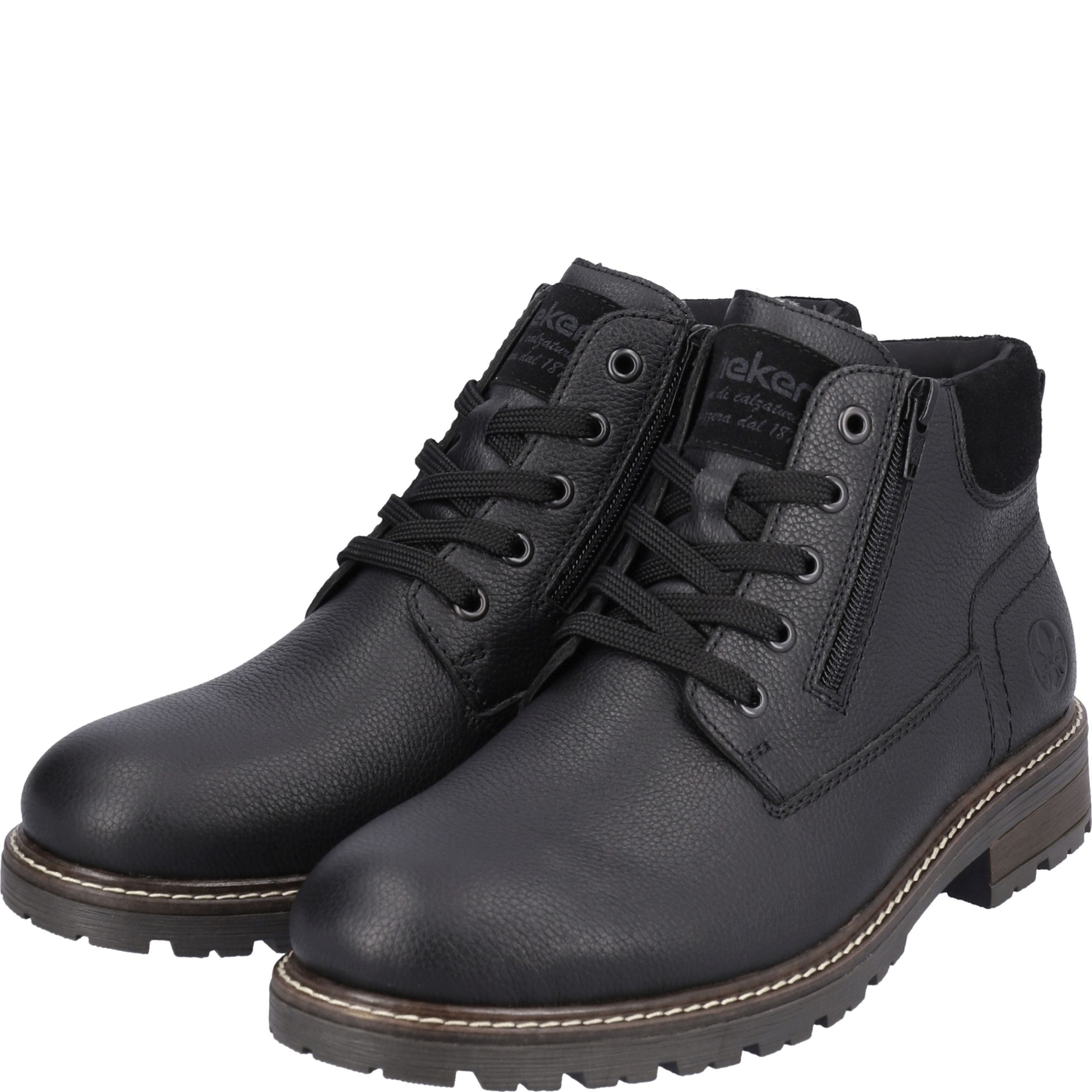 RIEKER Aulinukai vyrams, Juoda, BOOTIES 10