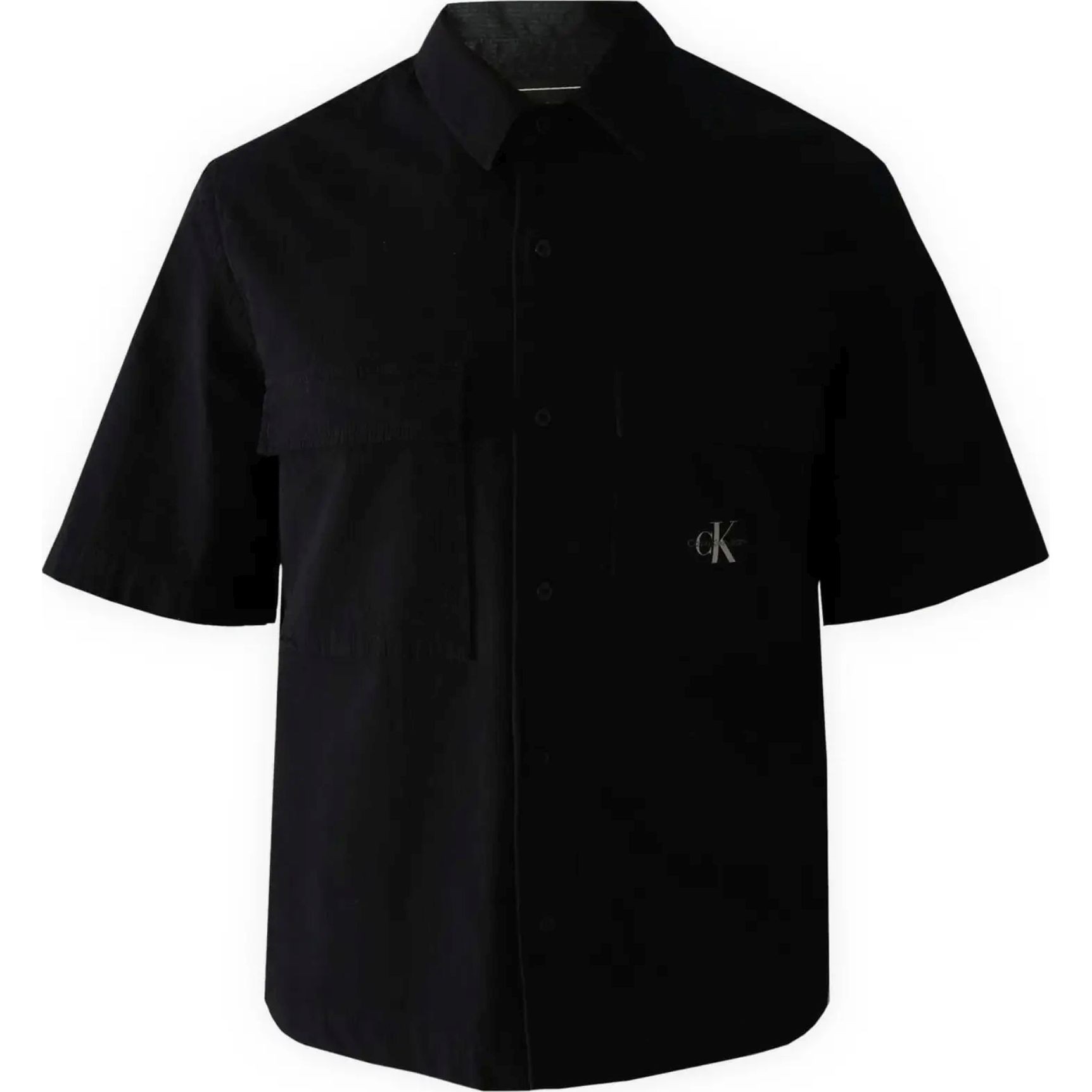 CALVIN KLEIN JEANS Marškiniai ilgomis rankovėmis vyrams, Juoda, L/s shirt 1